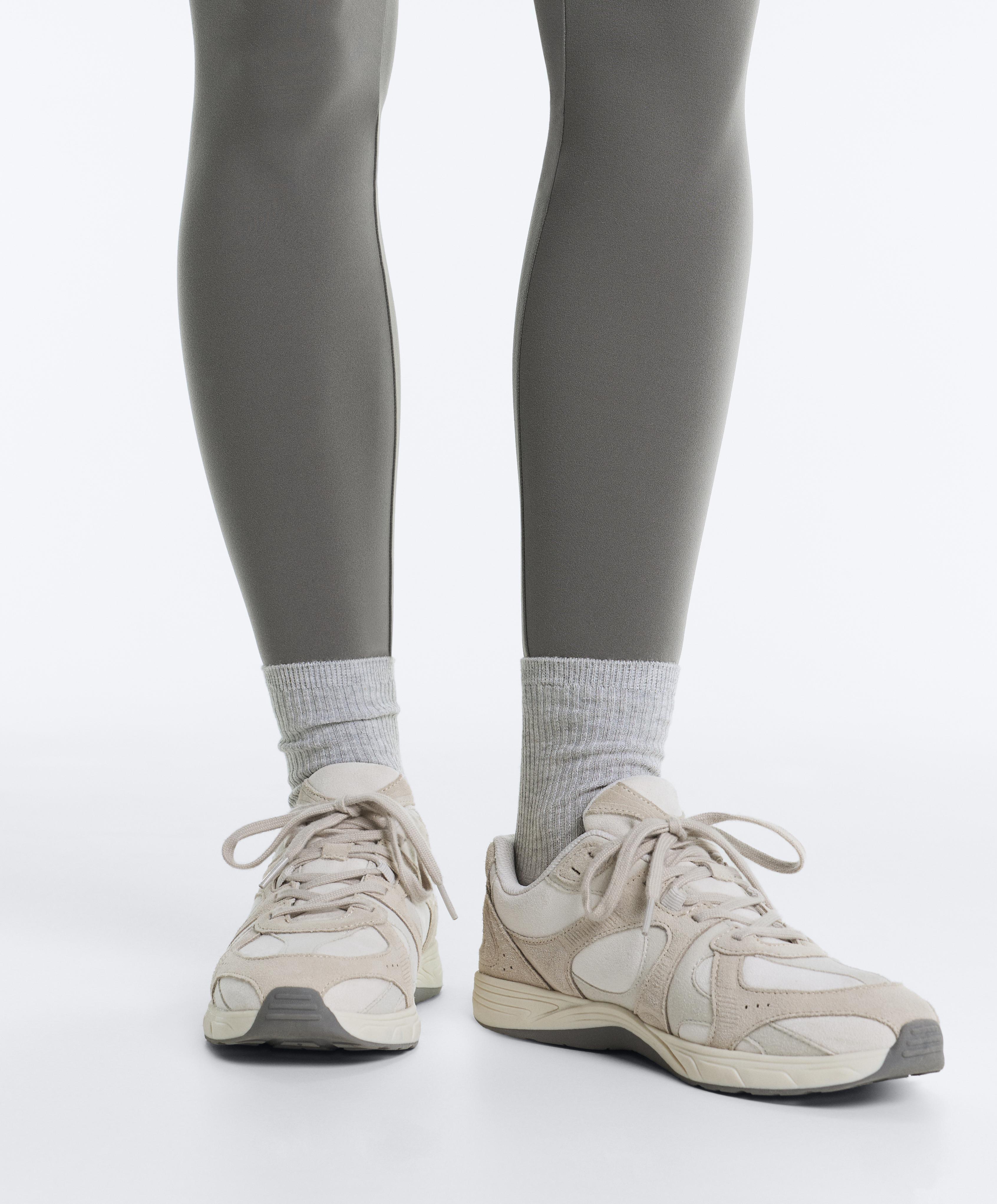 5 pairs of quarter socks with cotton — DARK GREY