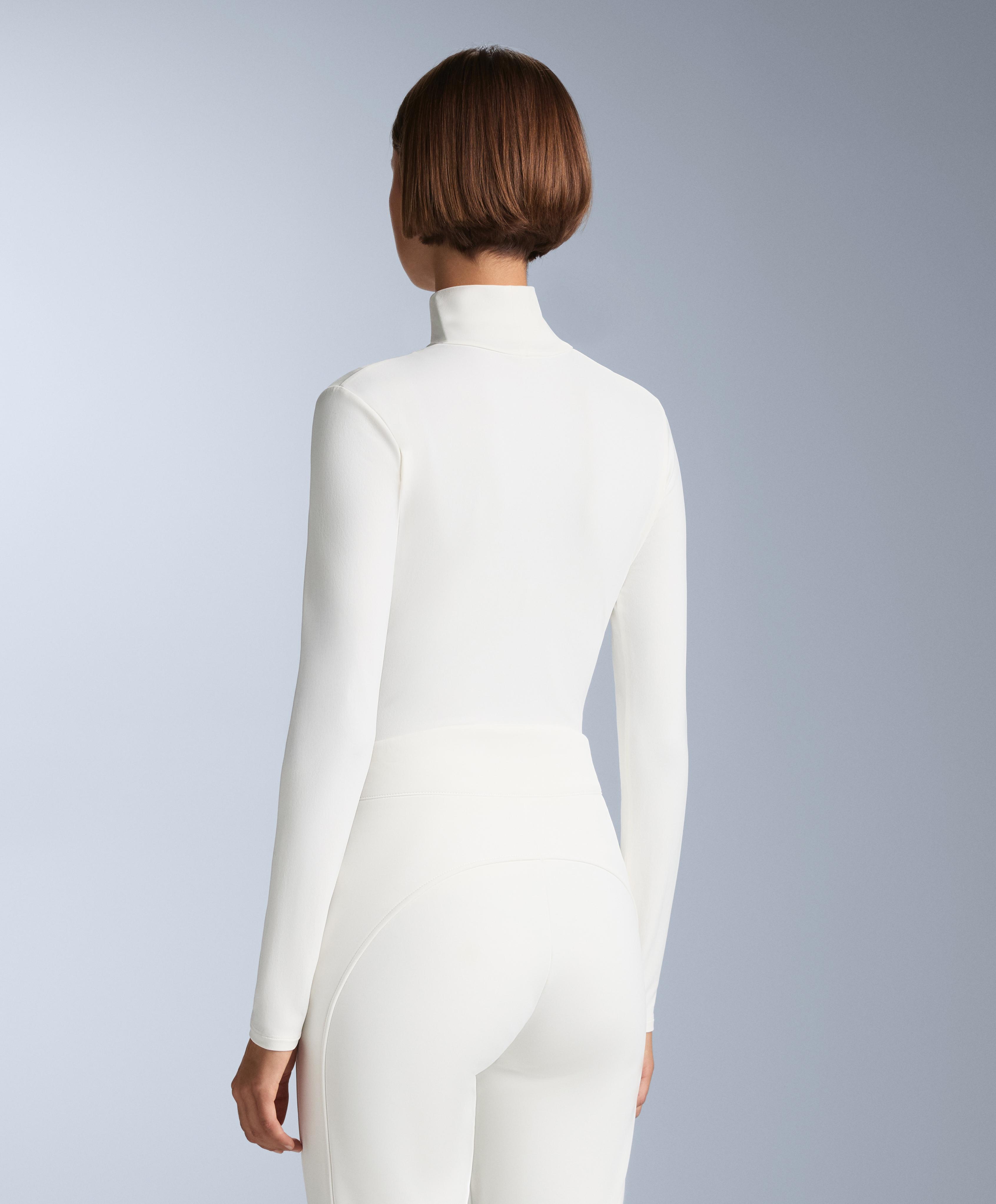 Long sleeve thermal base layer T-shirt — WHITE
