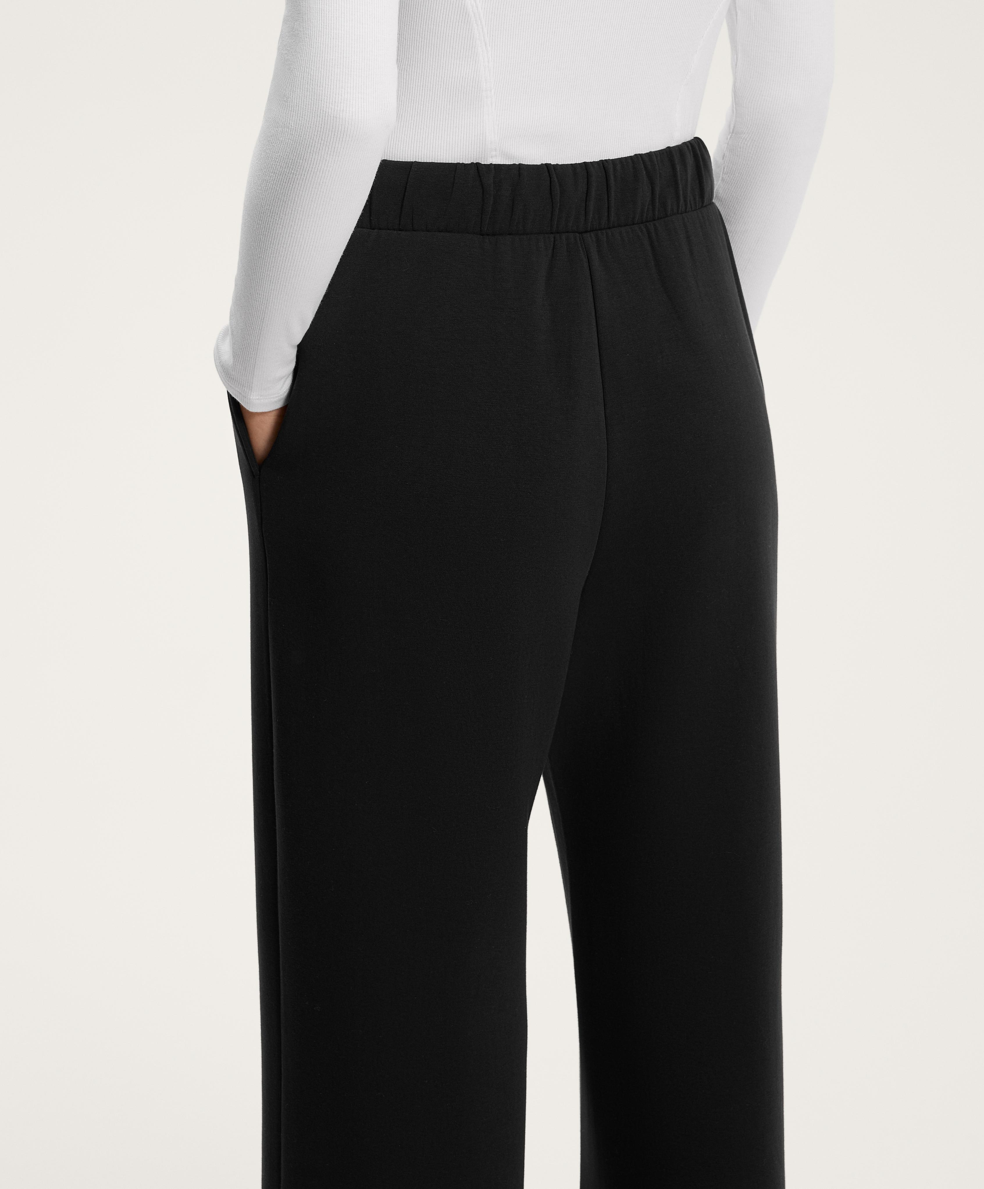 Relaxed cotton-blend seam trousers - Sale Relaxed cotton-blend seam trousers - Sale