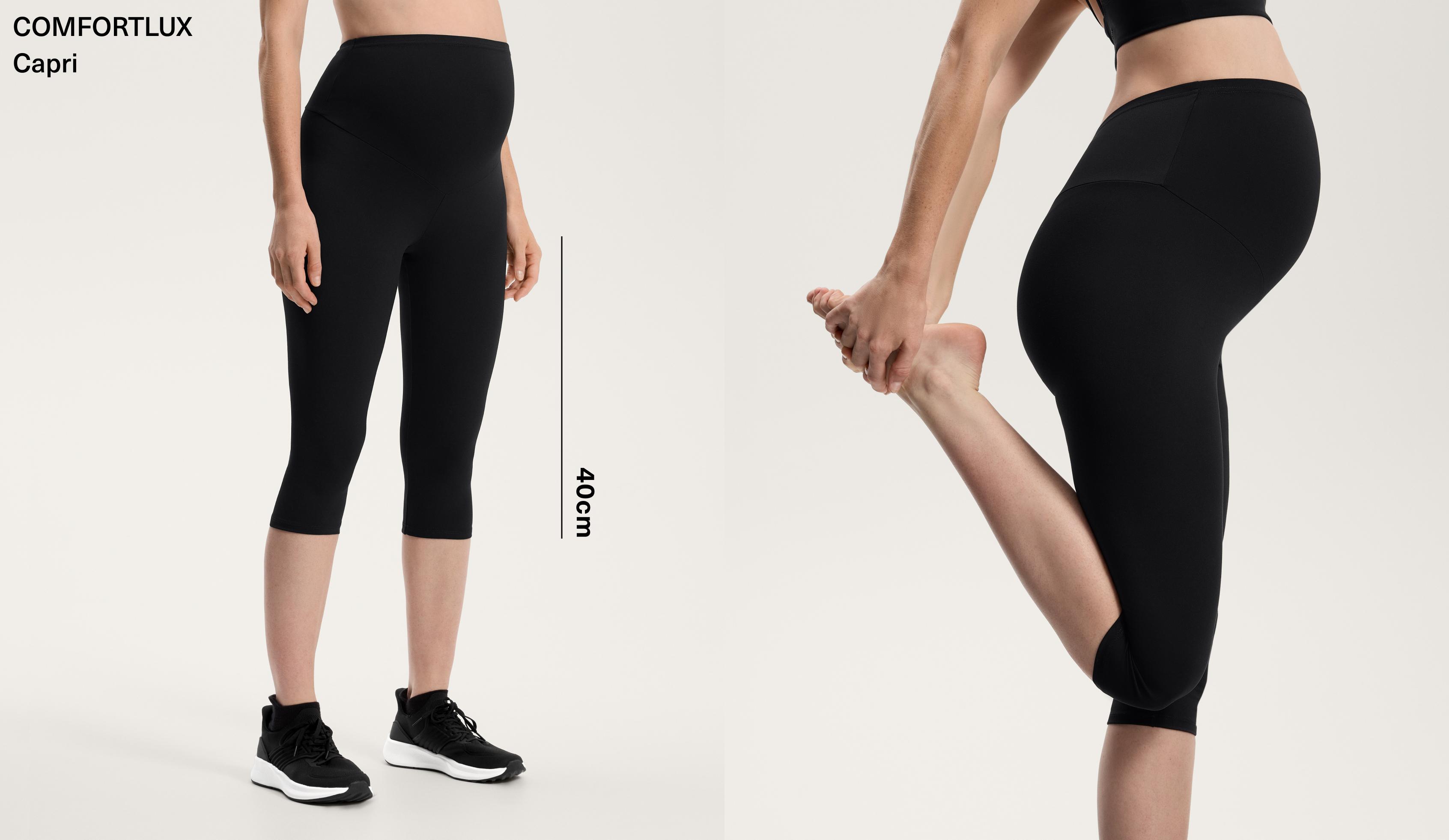 Comfortlux capri-legging voor zwangere dames 40 cm Comfortlux capri-legging voor zwangere dames 40 cm