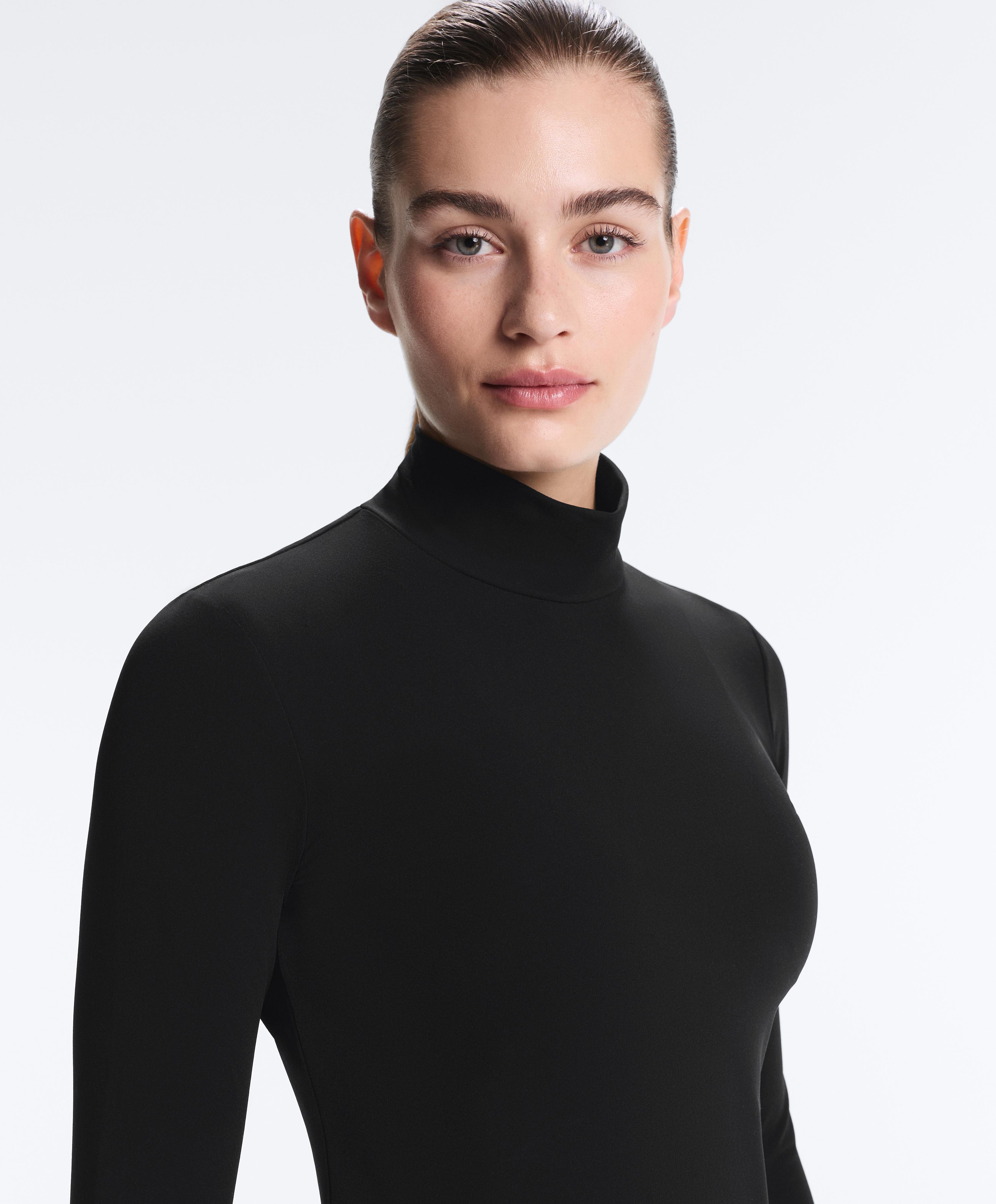Long sleeve thermal base layer T-shirt — BLACK