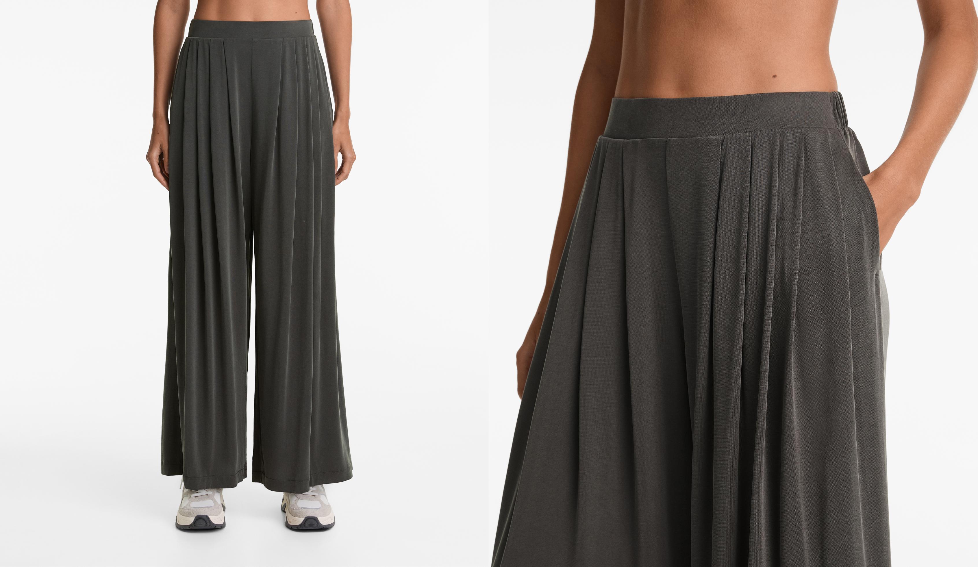 Extra wide modal blend trousers