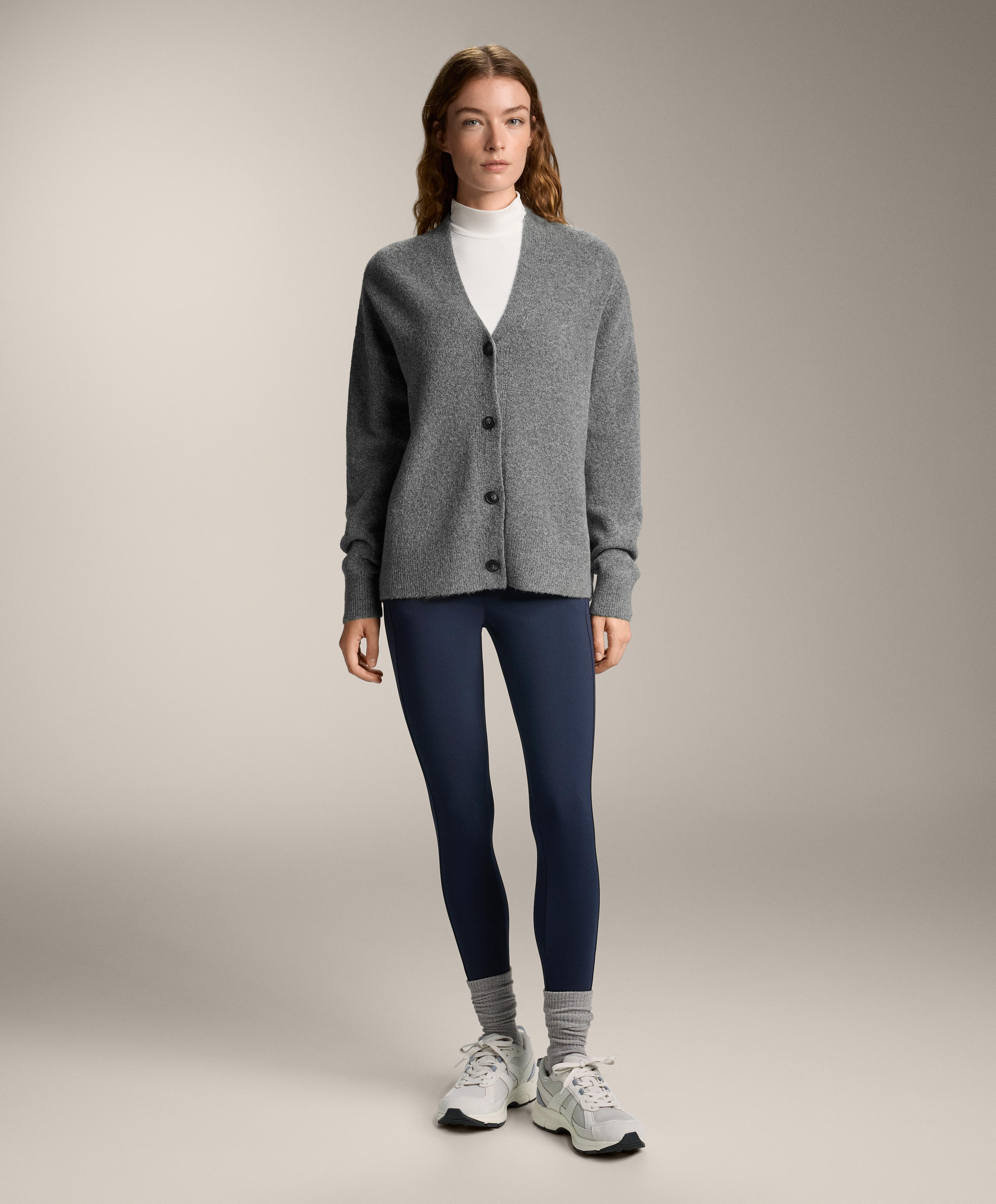 Legginsy do kostek z wysokim stanem Warm z kieszeniami 70 cm