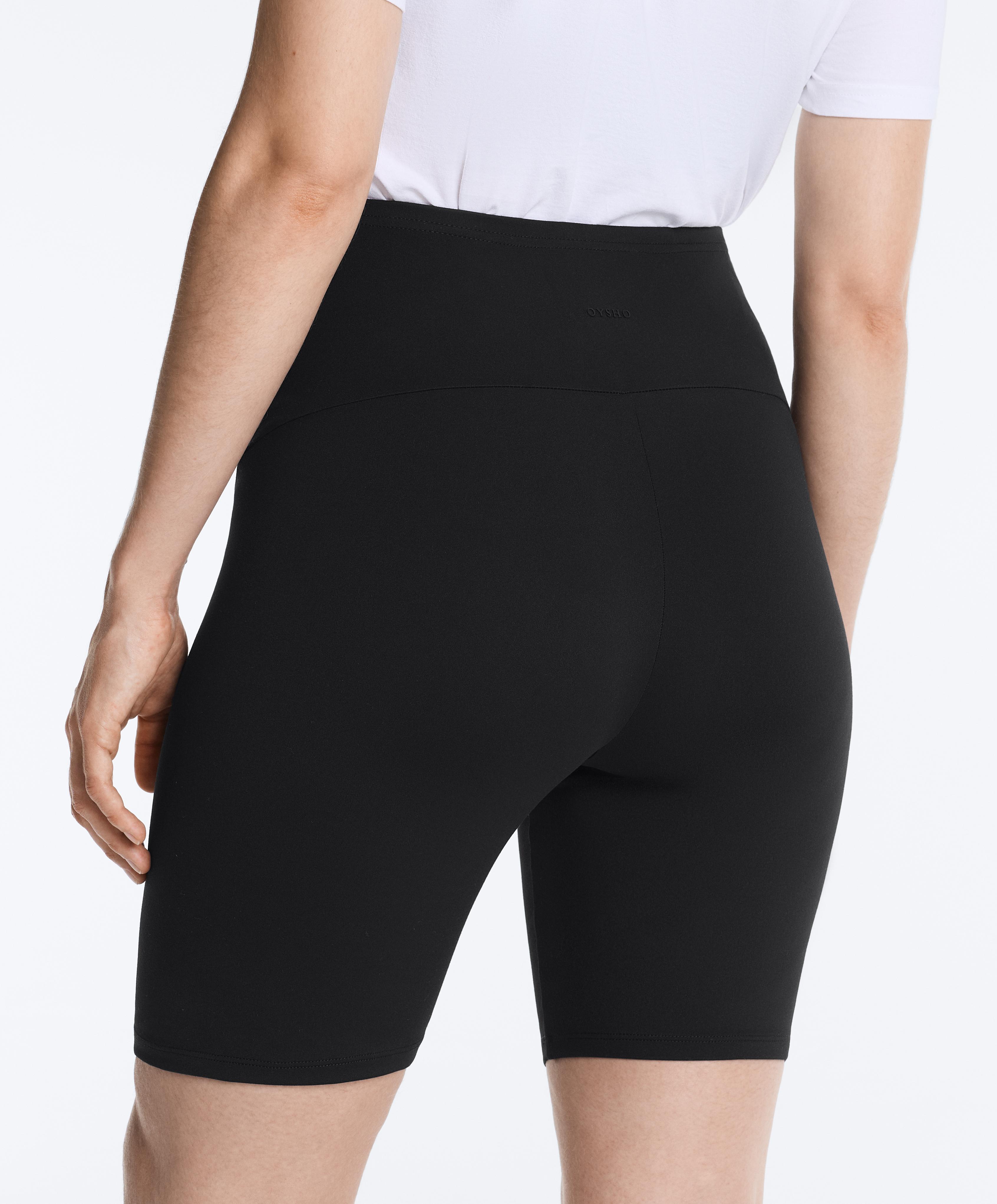 Maternity Comfortlux 20cm cycle leggings — BLACK