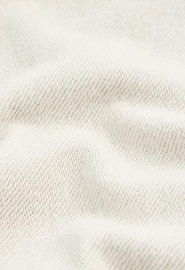 Adjustable cotton-blend fleece straight trousers — OATMEAL 8