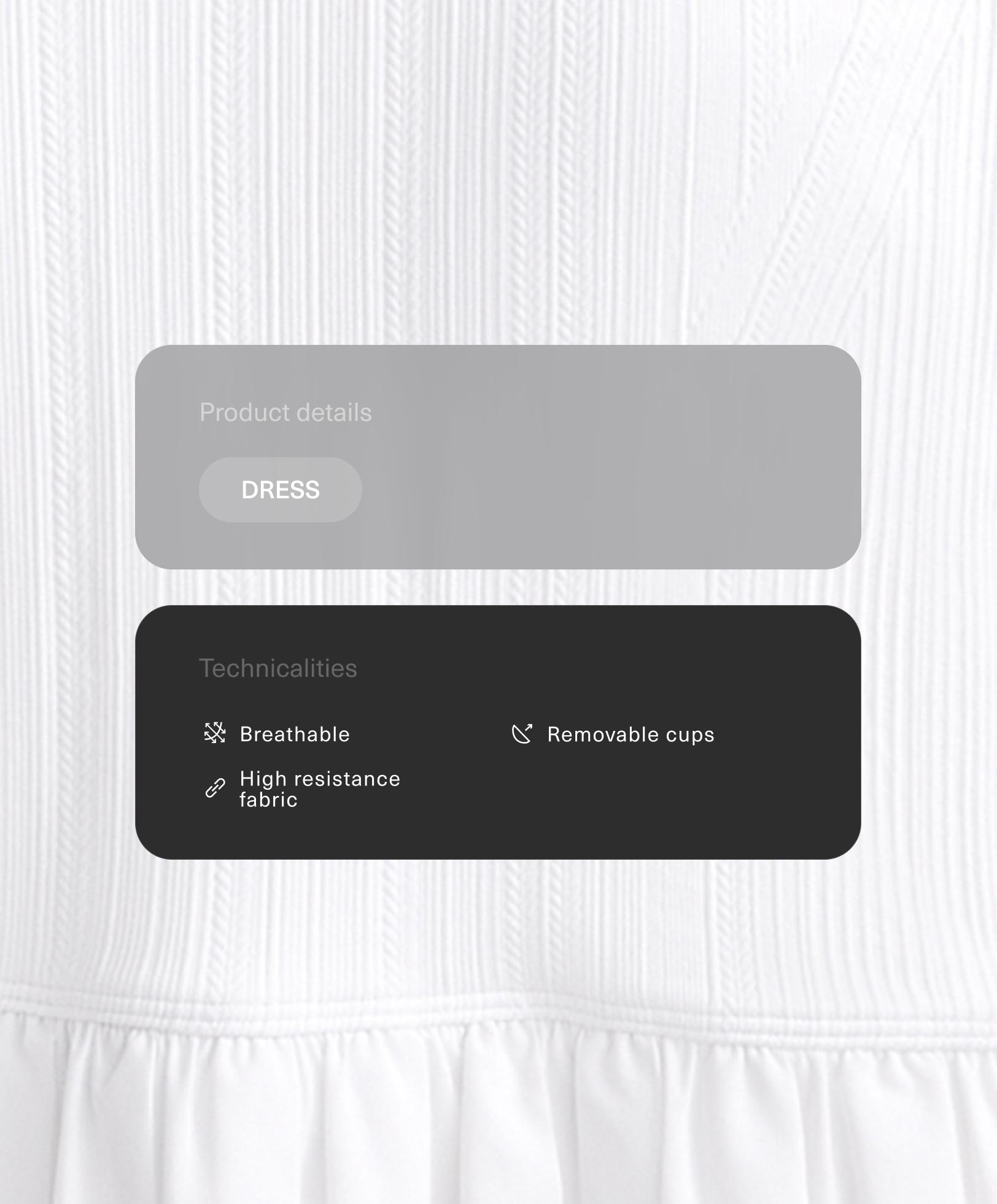 Pleated mini dress - Sale