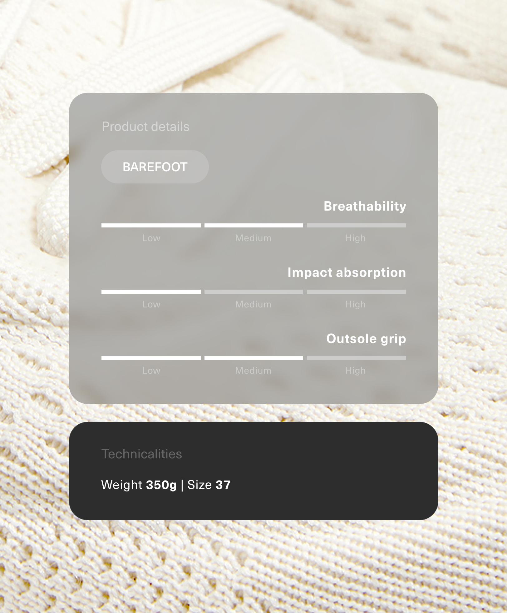 Универсальные кроссовки для спорта с эффектом босых ног