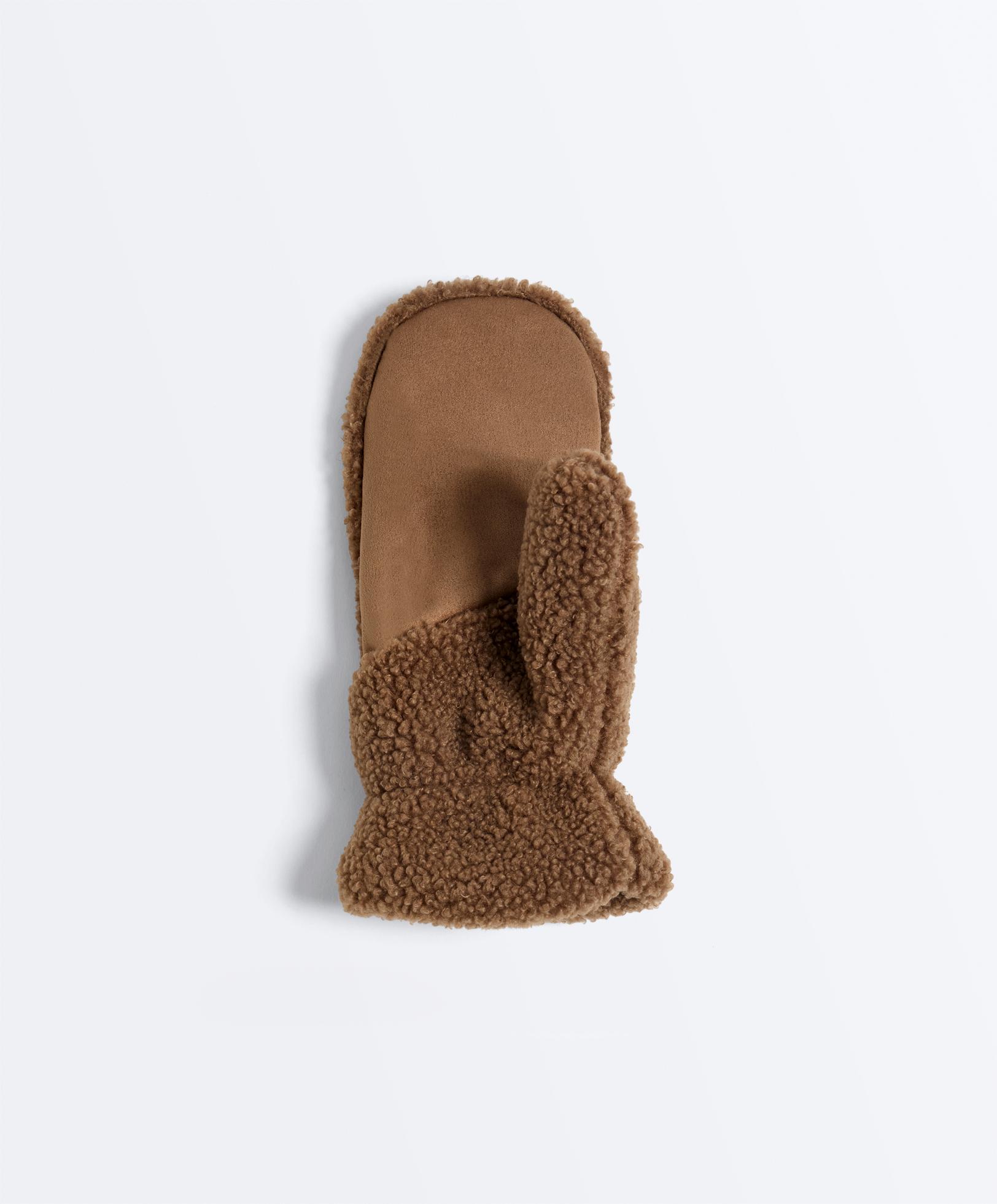 قفازات بفرو الغنم الاصطناعي مع رباط - تنزيلات قفازات بفرو الغنم الاصطناعي مع رباط - تنزيلات