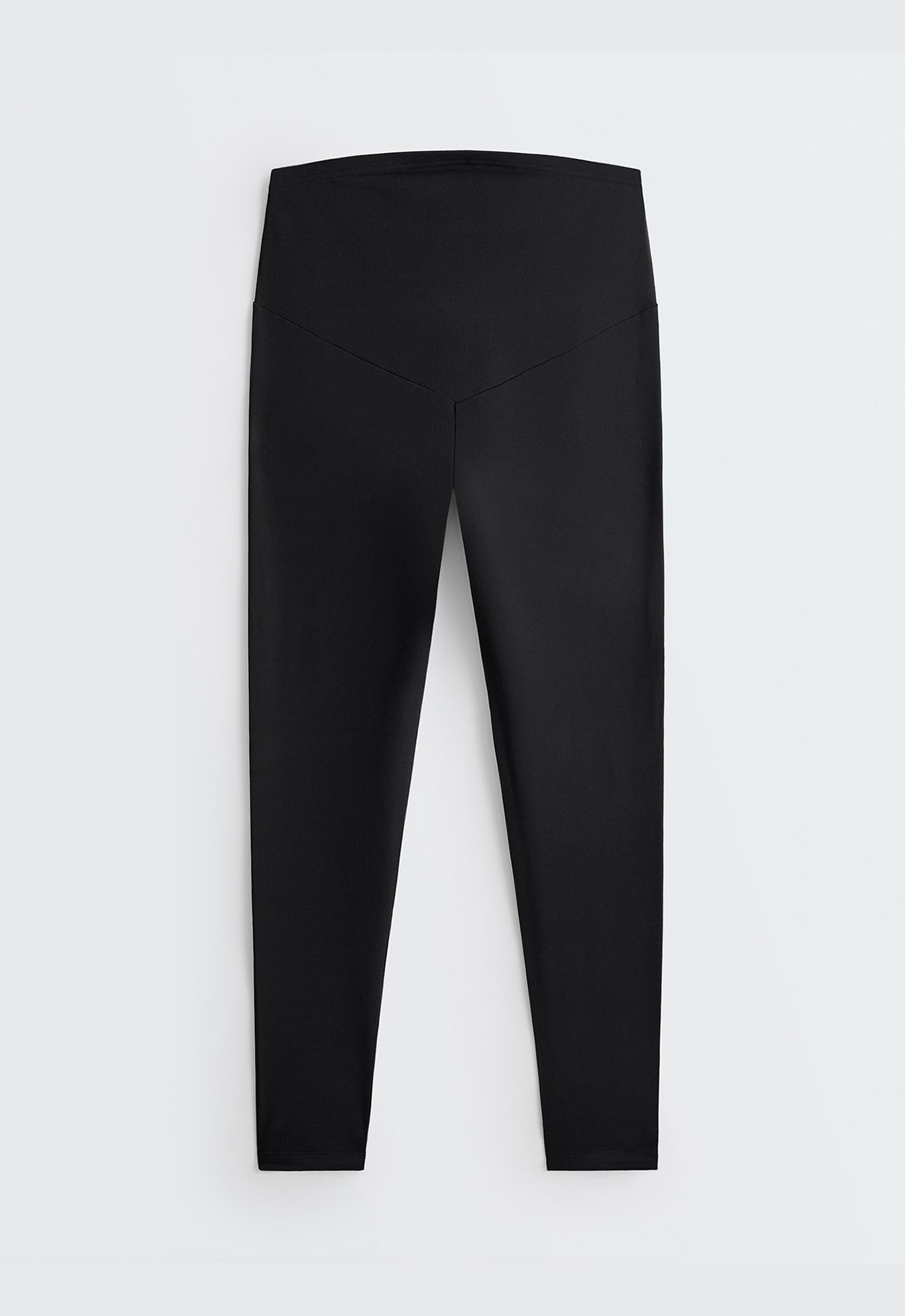 Comfortlux maternity leggings — BLACK