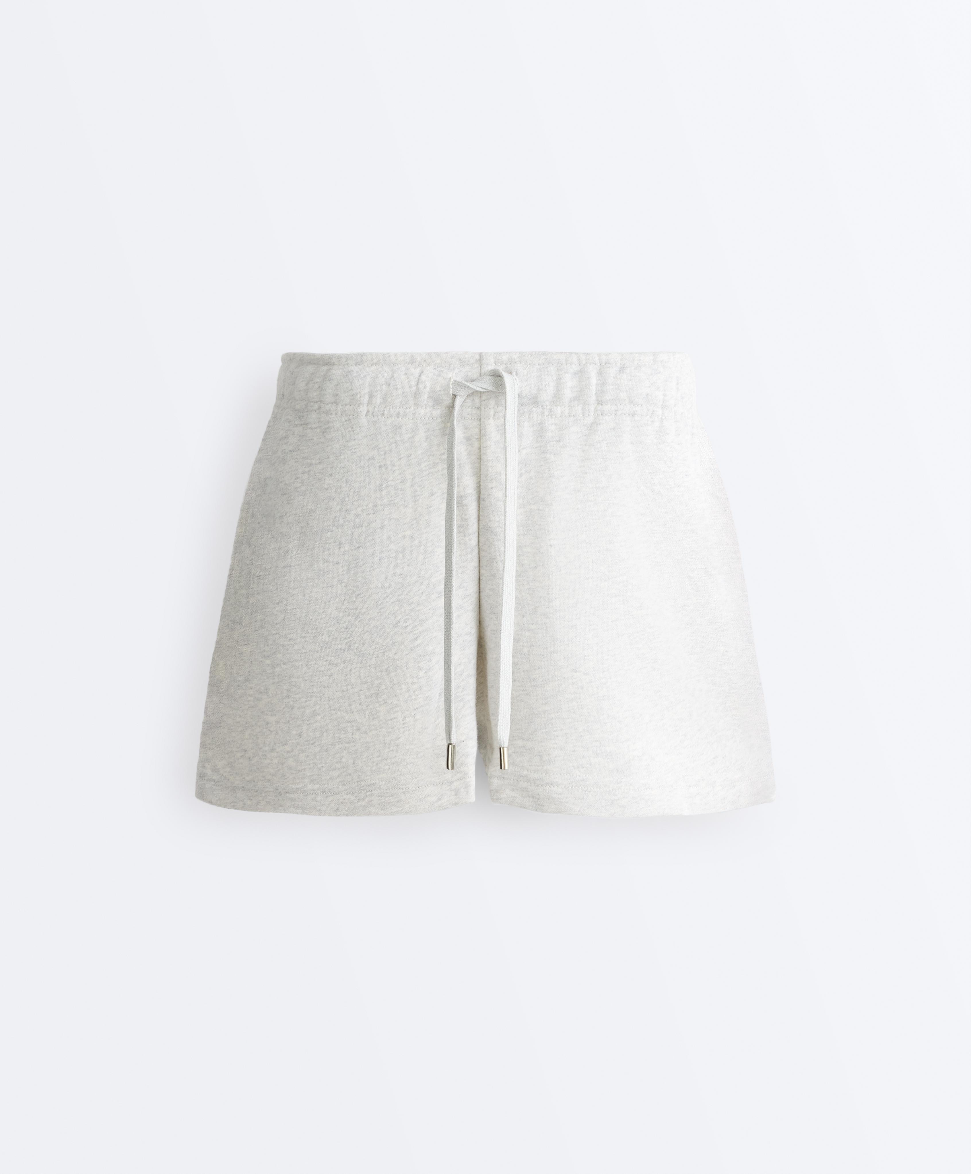Shorts aus Baumwollmix-Felpa Shorts aus Baumwollmix-Felpa