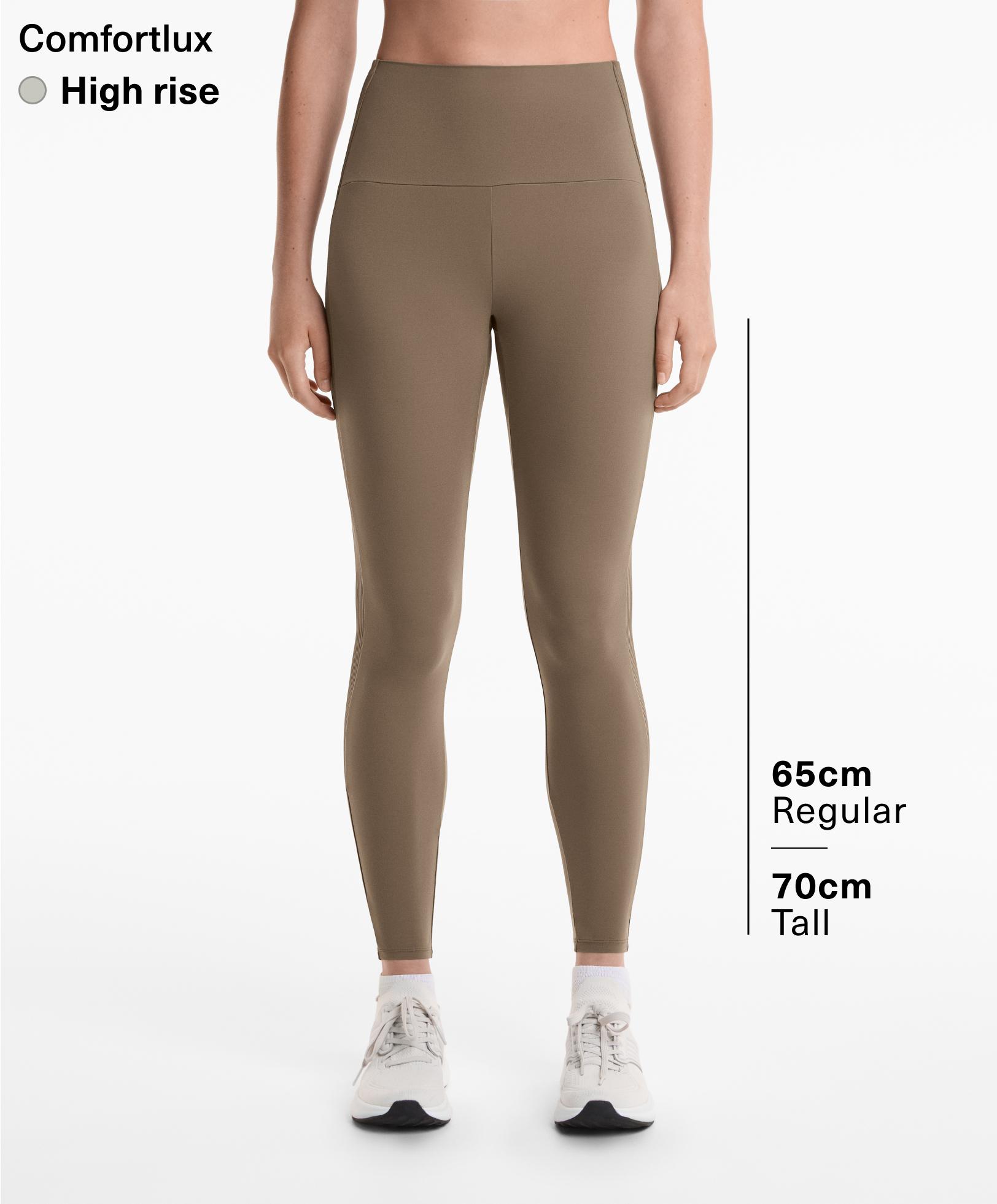 Legging longueur chevilles taille haute Comfortlux rib