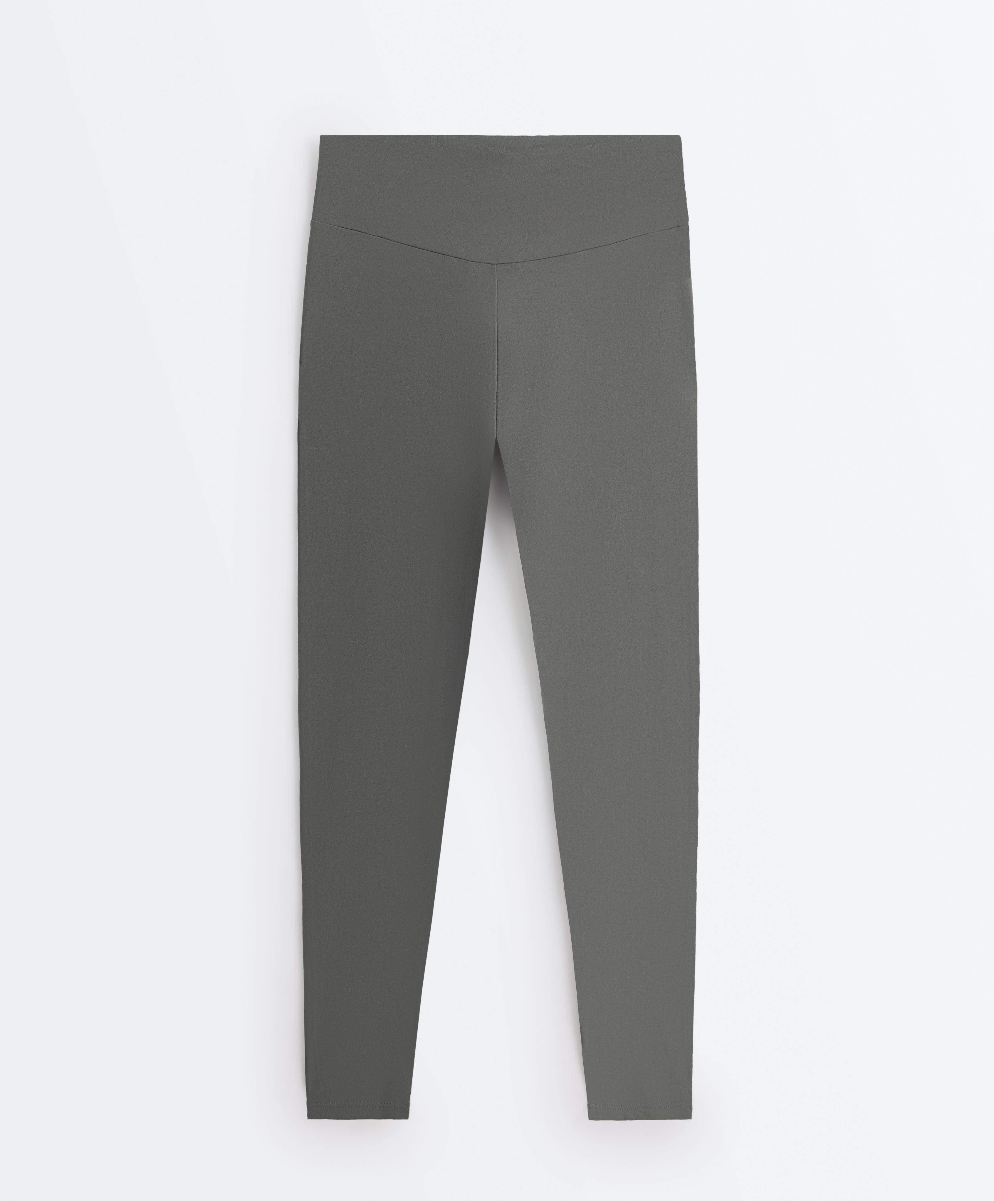 Comfortlux high-waisted ankle-length leggings — DARK ANTHRACITE