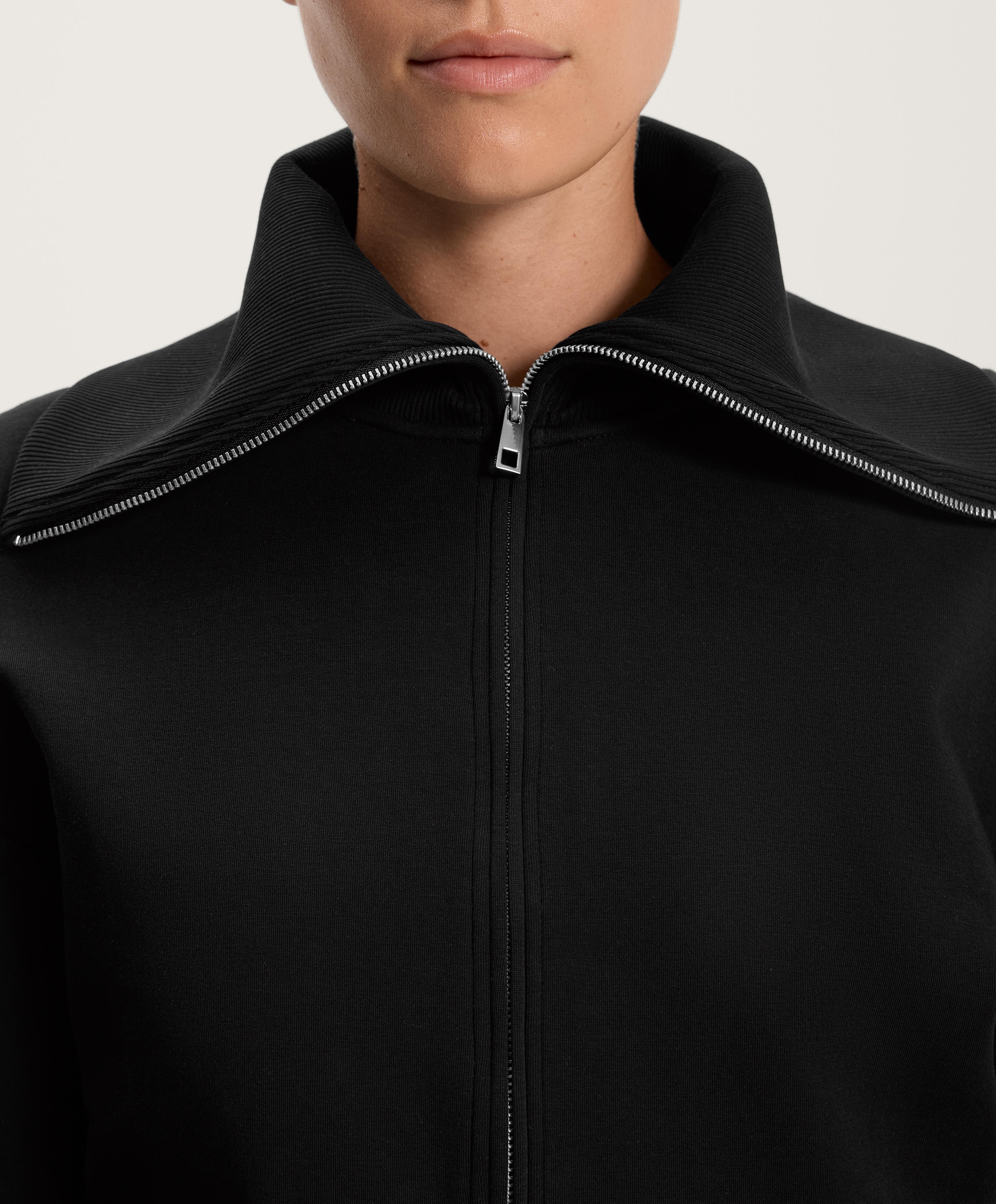 Jakna s podignutim ovratnikom od mješavine pamuka - Sniženja