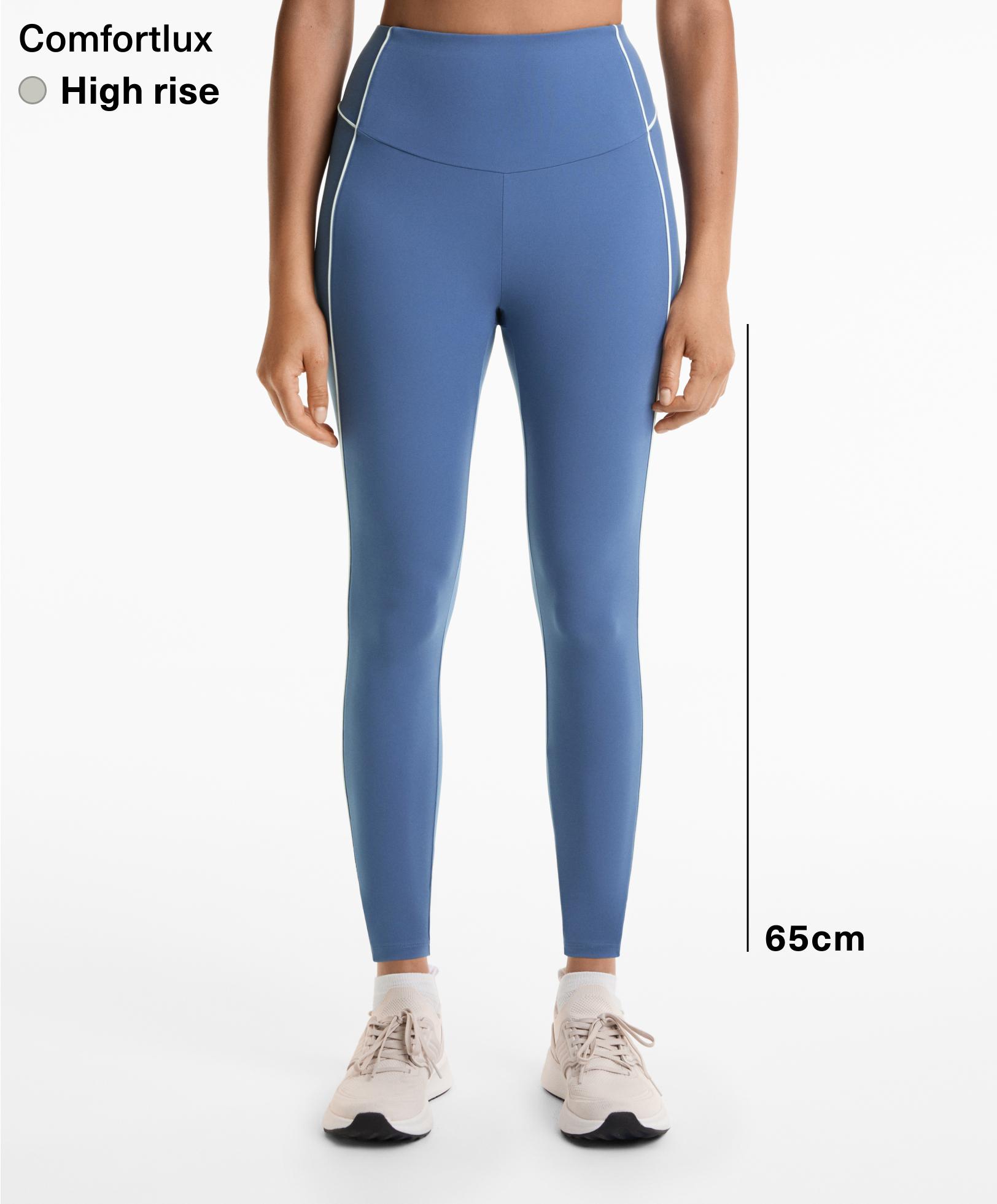 Legging 7/8 high rise Comfortlux piping 65 cm