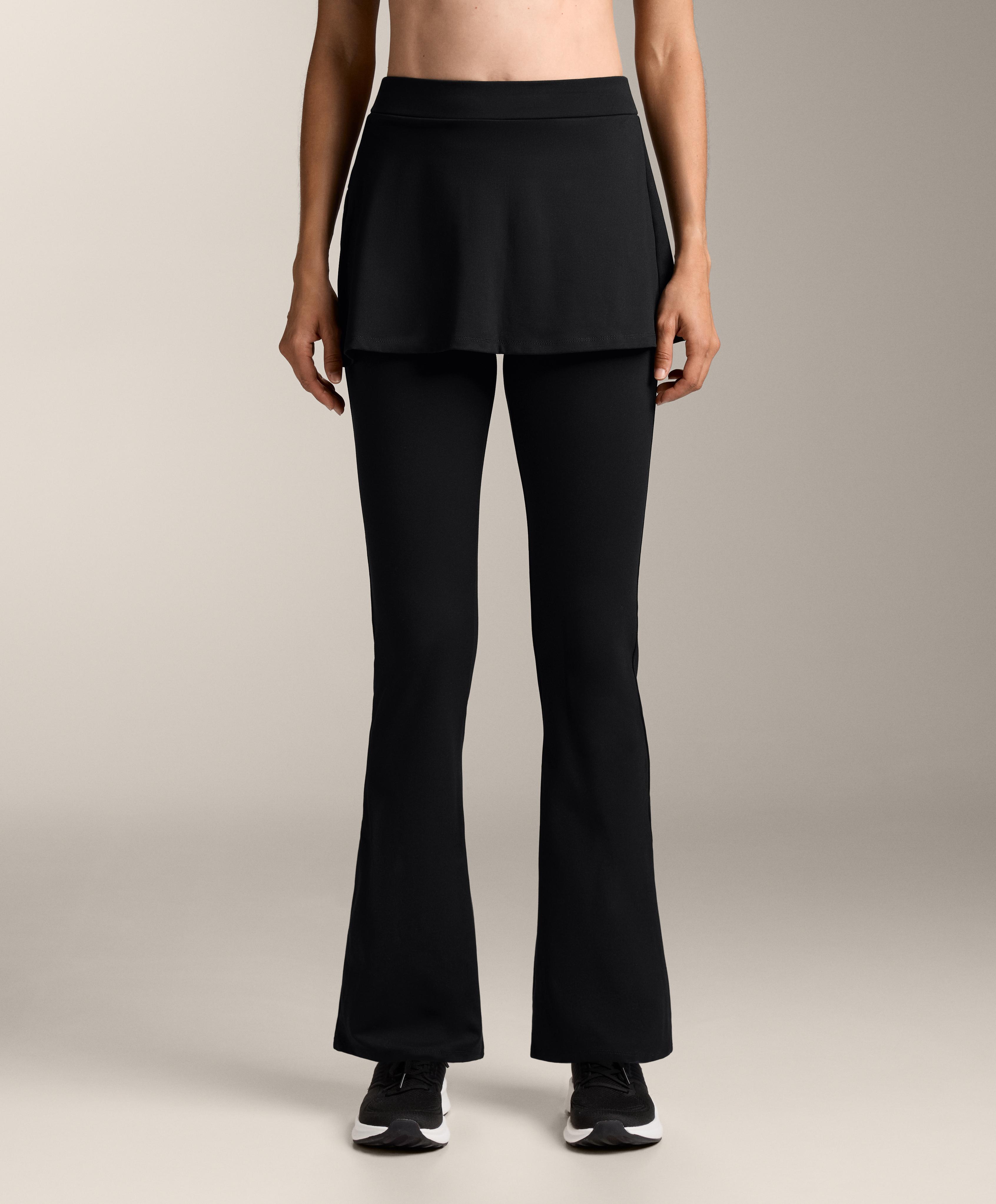 Pantalon flare taille haute Comfortlux avec jupe Pantalon flare taille haute Comfortlux avec jupe