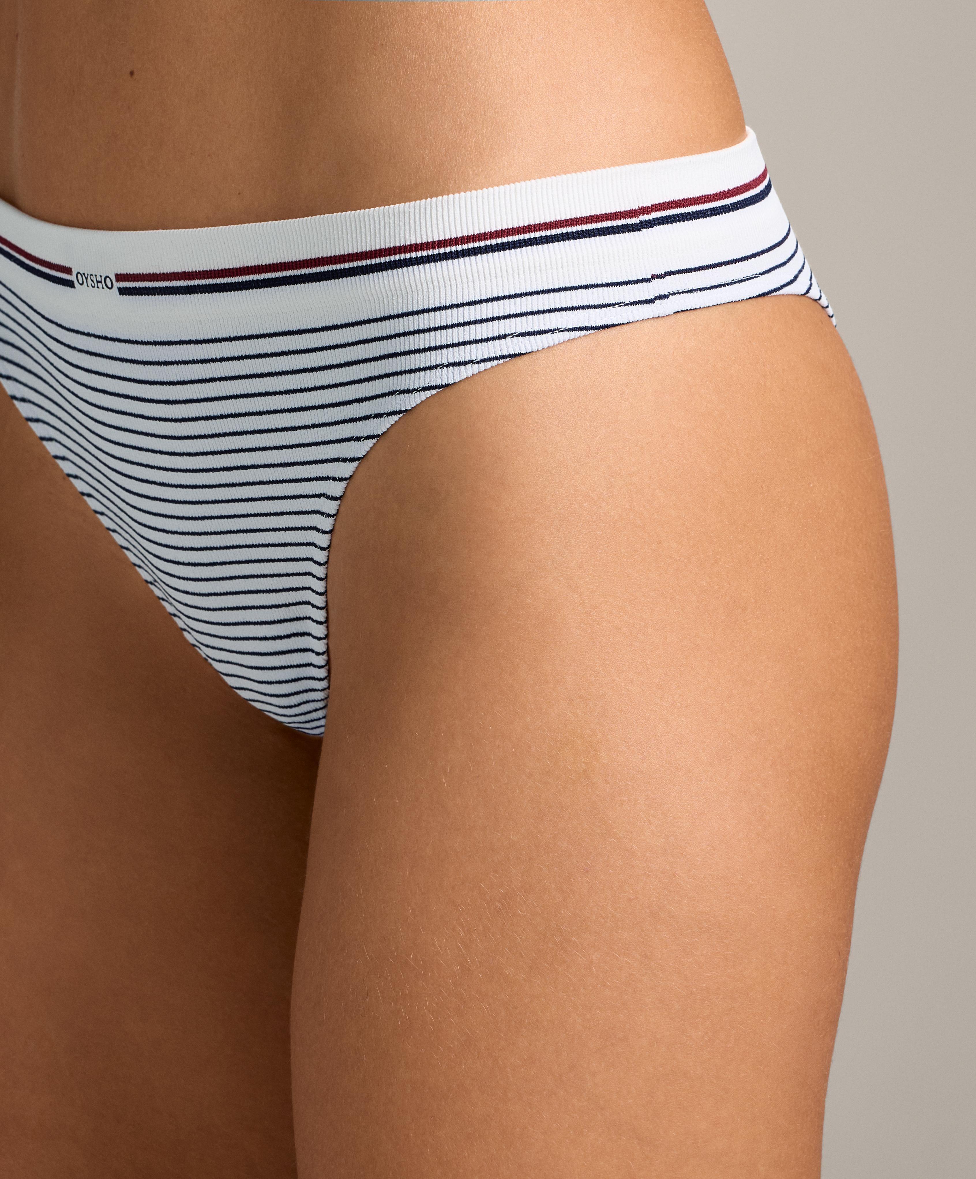 3 seamless Rib soft touch Brazilian briefs