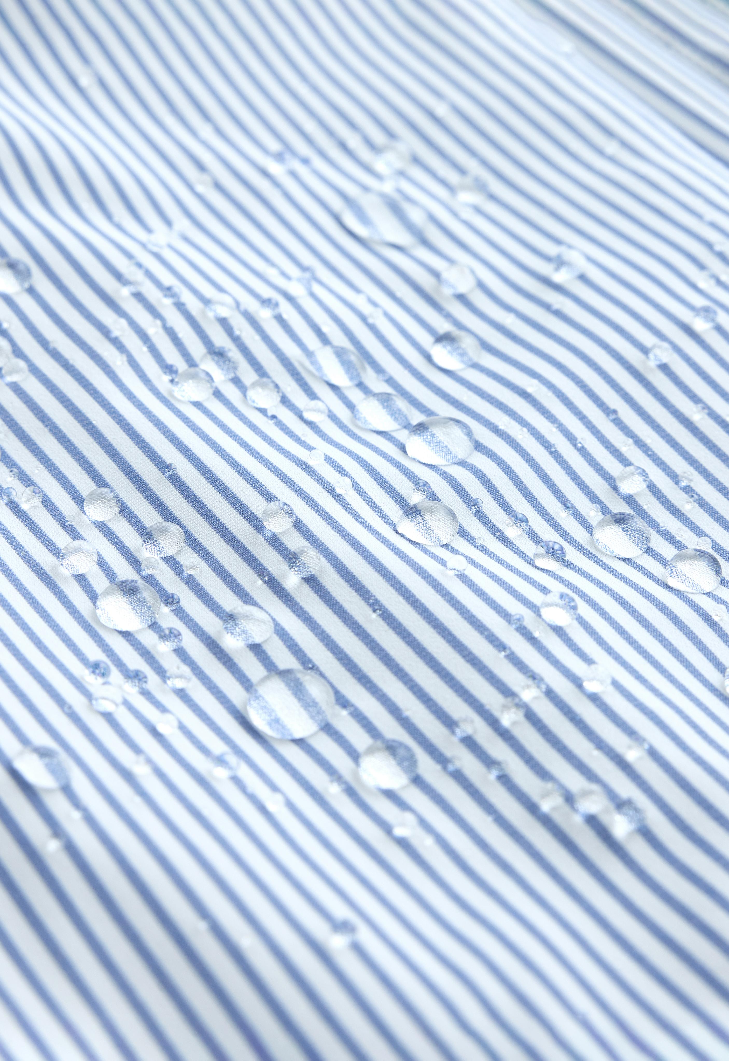 Extra lightweight 10k waterproof striped jacket — PALE BLUE