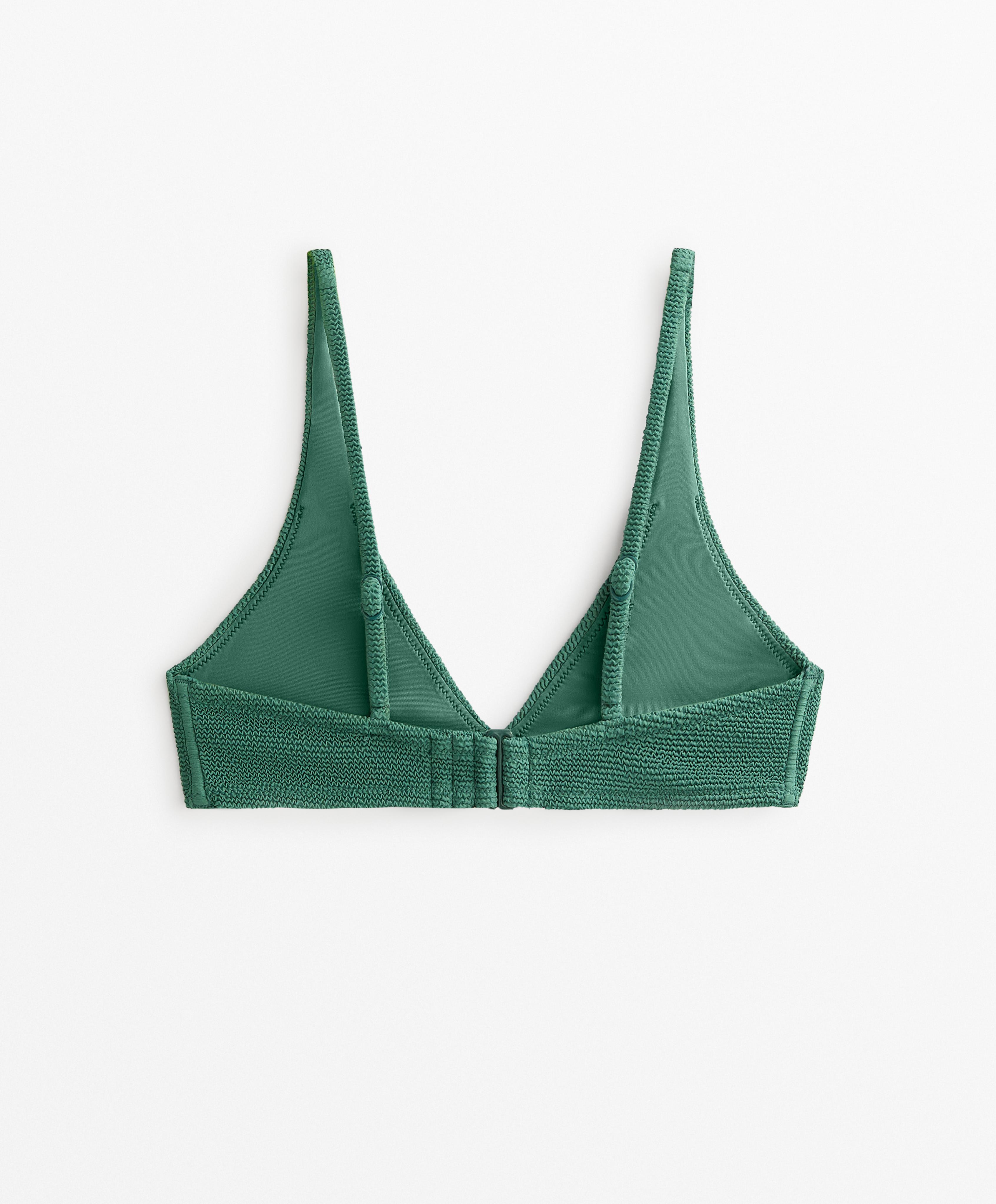 Bikini top halter crinkle