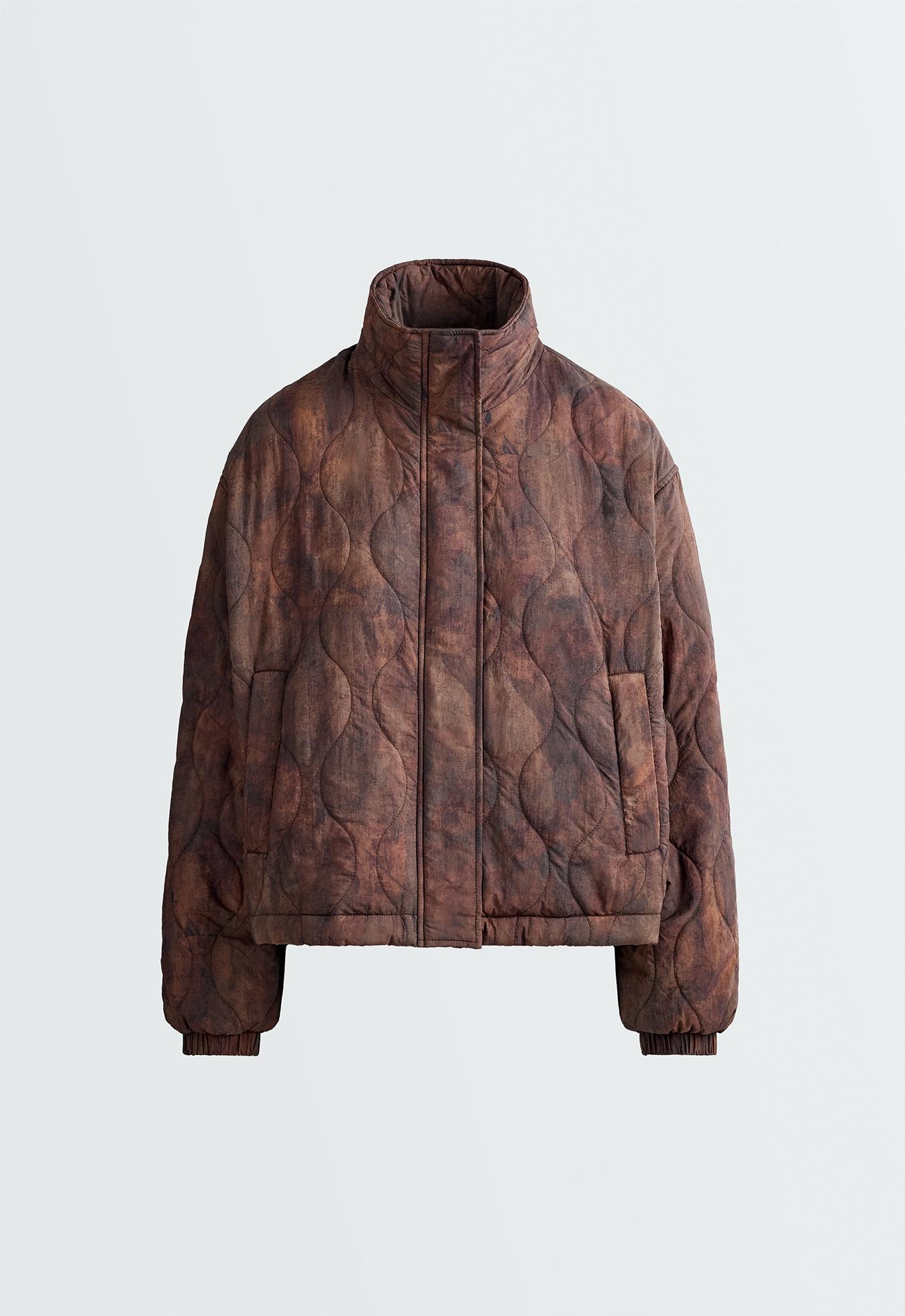 ジャケット・アウター Padded Nylon OX Work Short Coat Printed FELLEX® AEROGEL short padded jacket | OYSHO United States