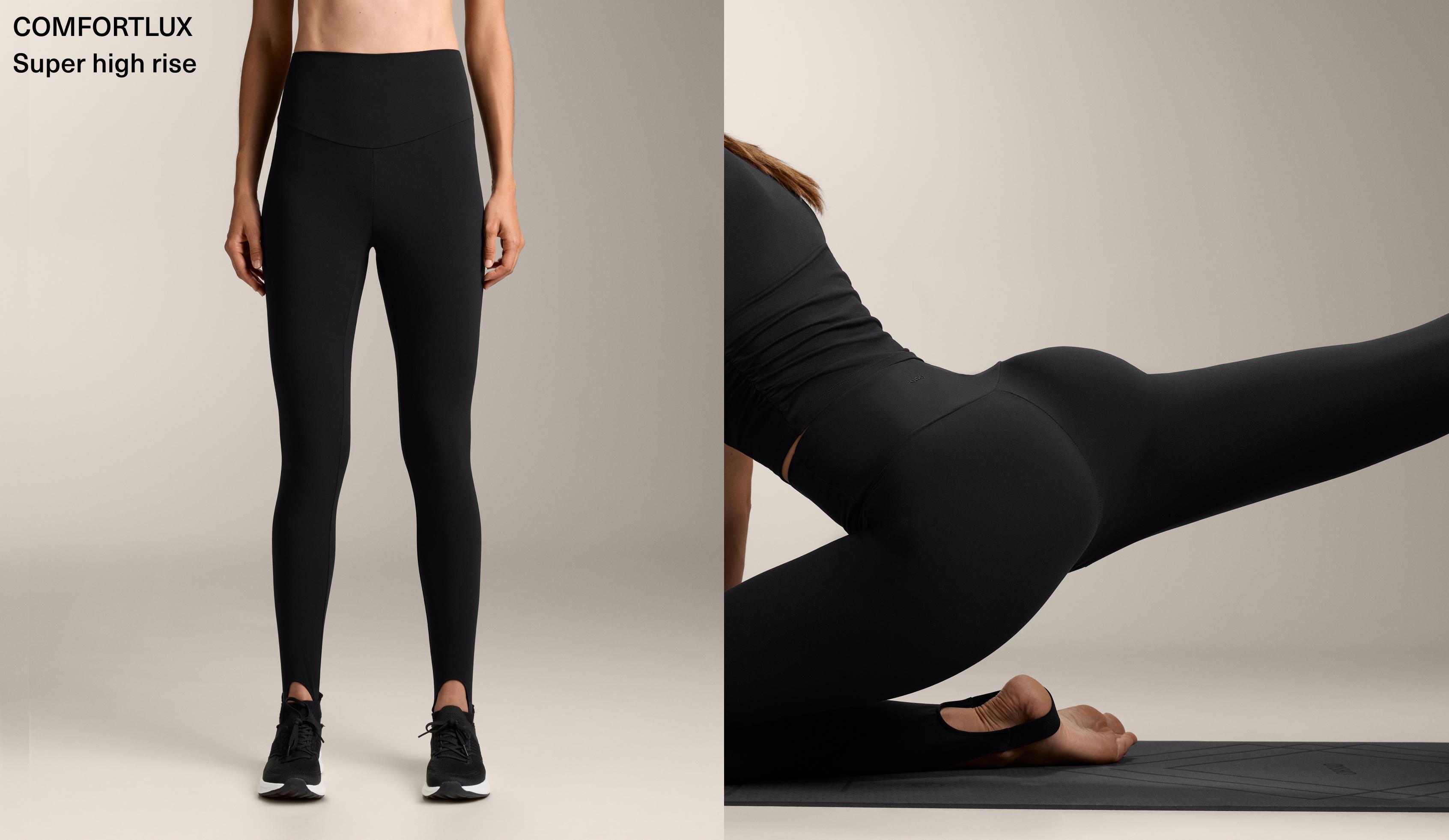 Comfortlux super high rise ankle-length stirrup leggings