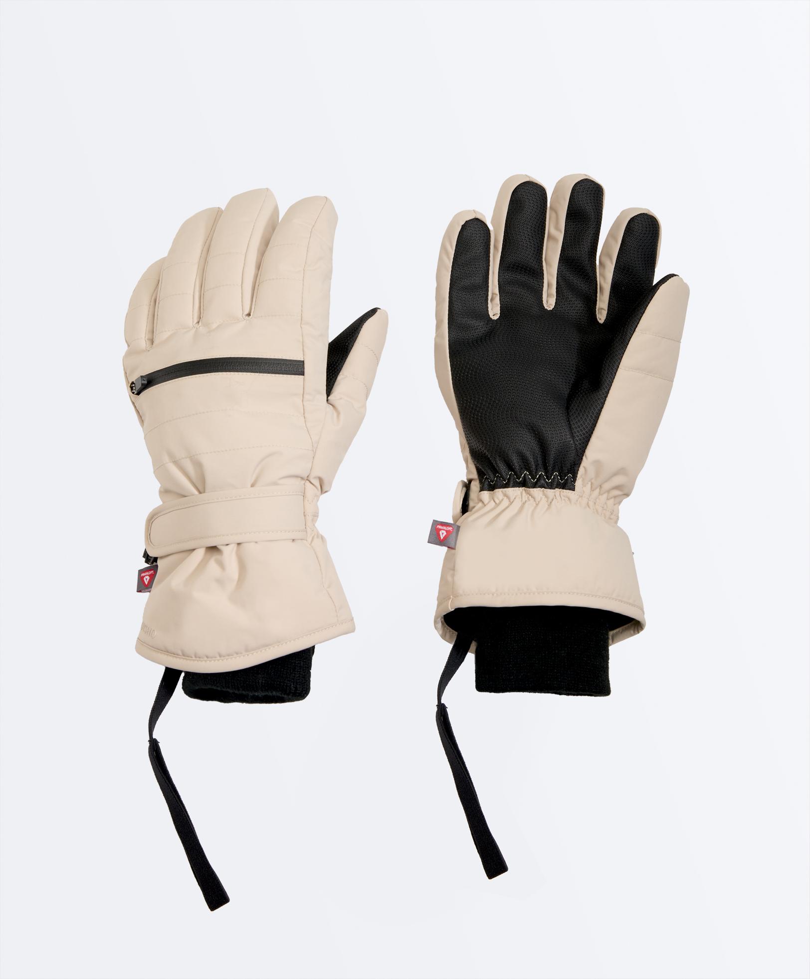 Technical SKI Primaloft® Gloves — ECRU