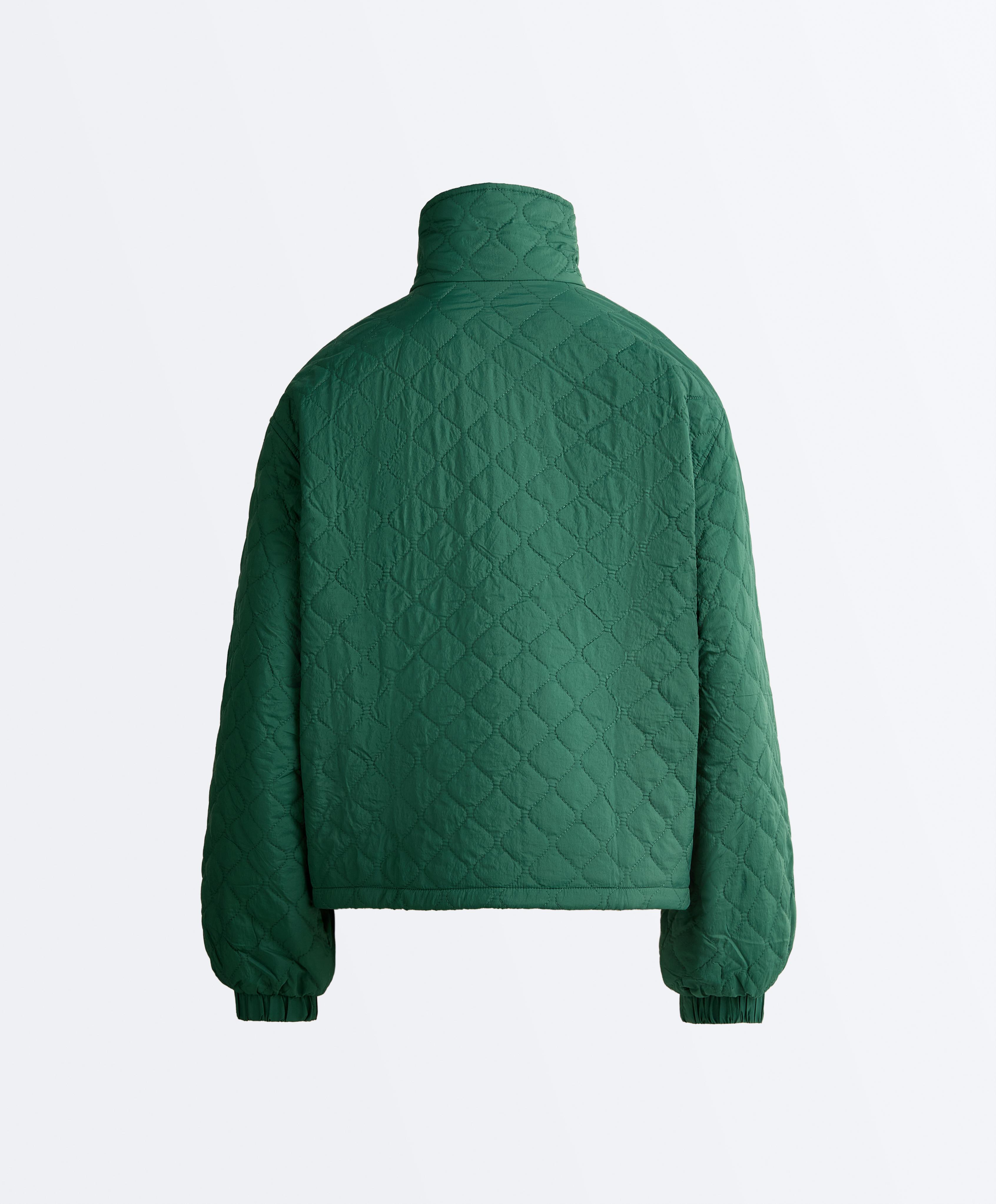 Short FELLEX® AEROGEL padded jacket — DARK EMERALD