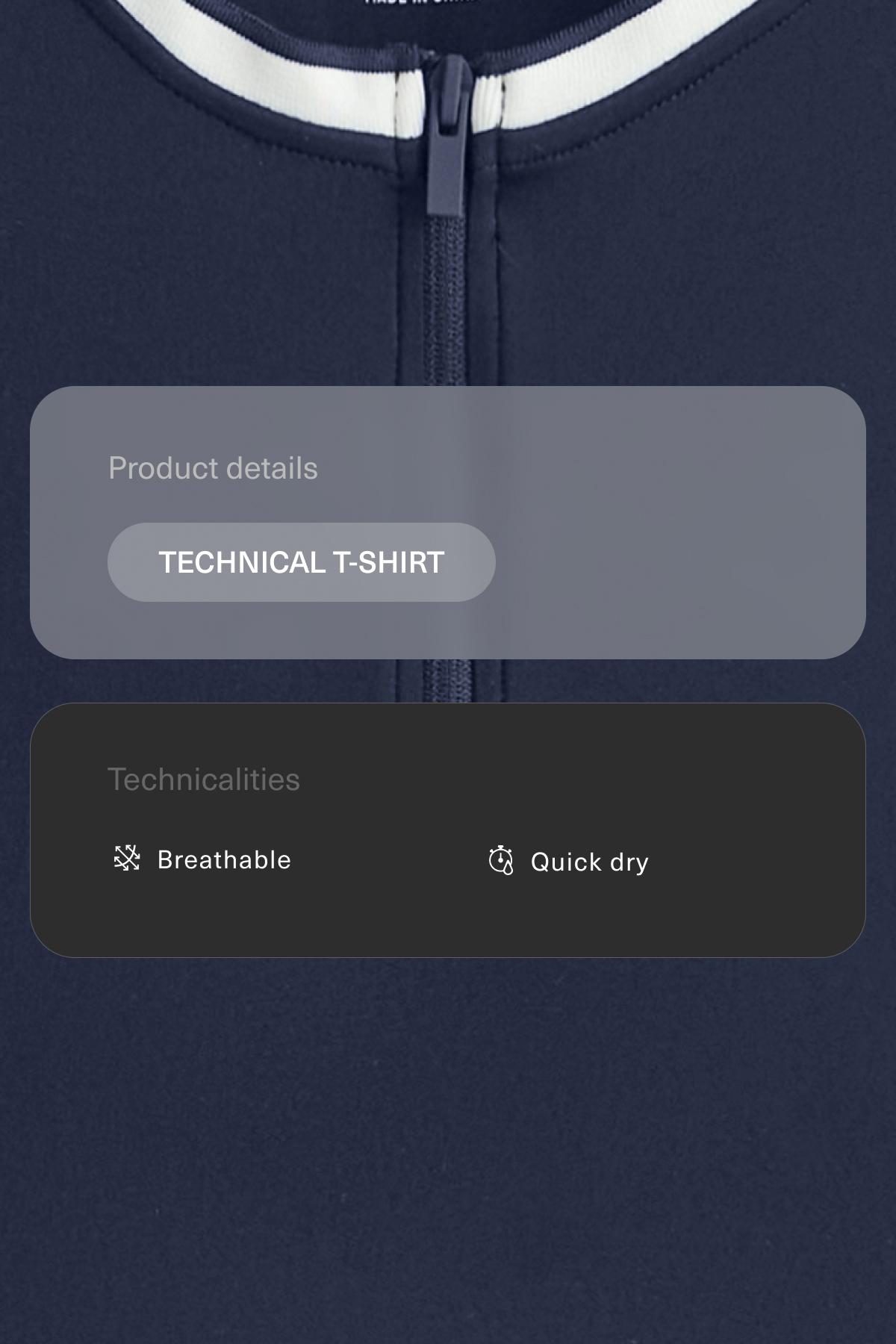 Sleeveless top — NAVY BLUE