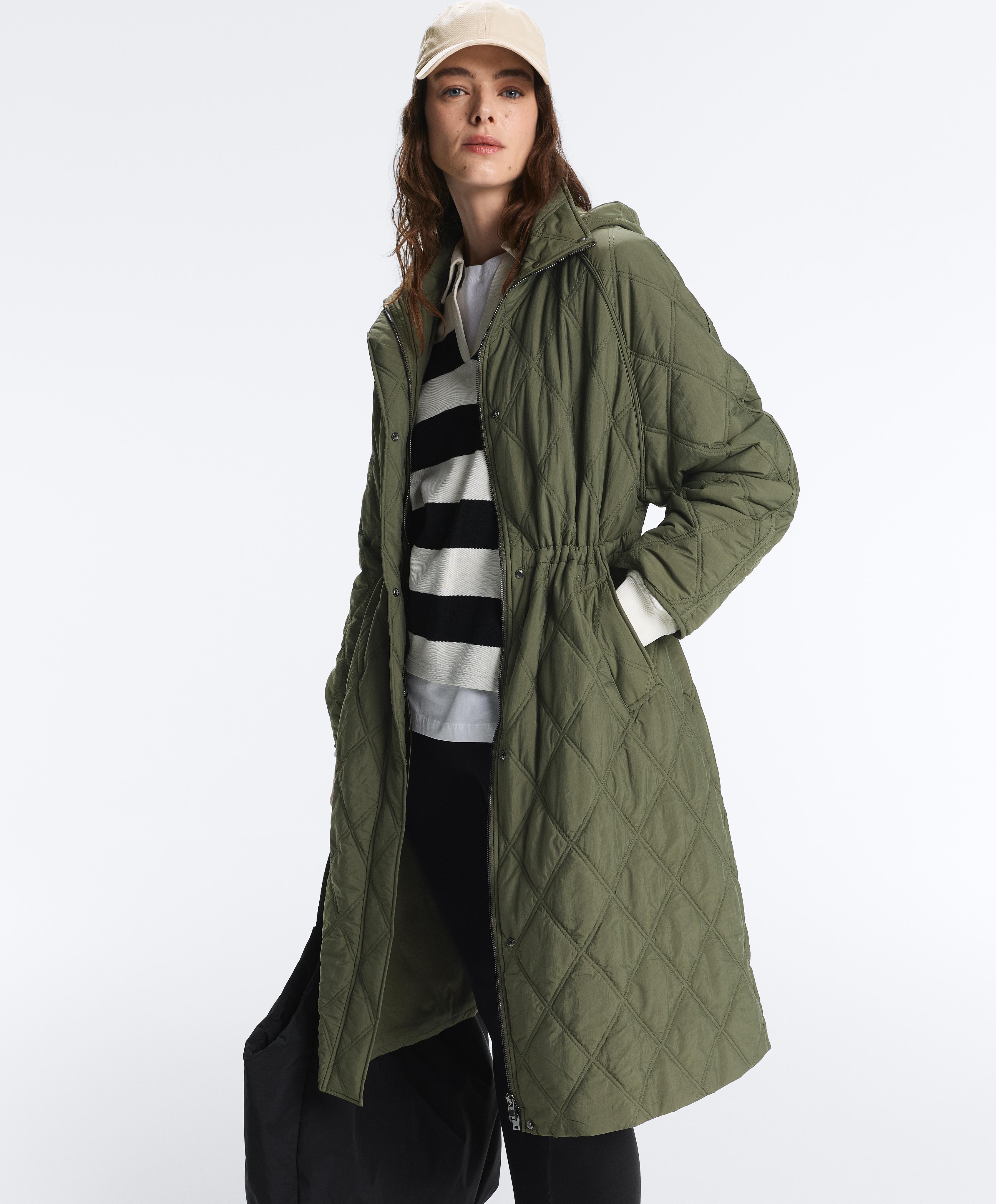 Water-repellent FELLEX® AEROGEL padded jacket — MID KHAKI