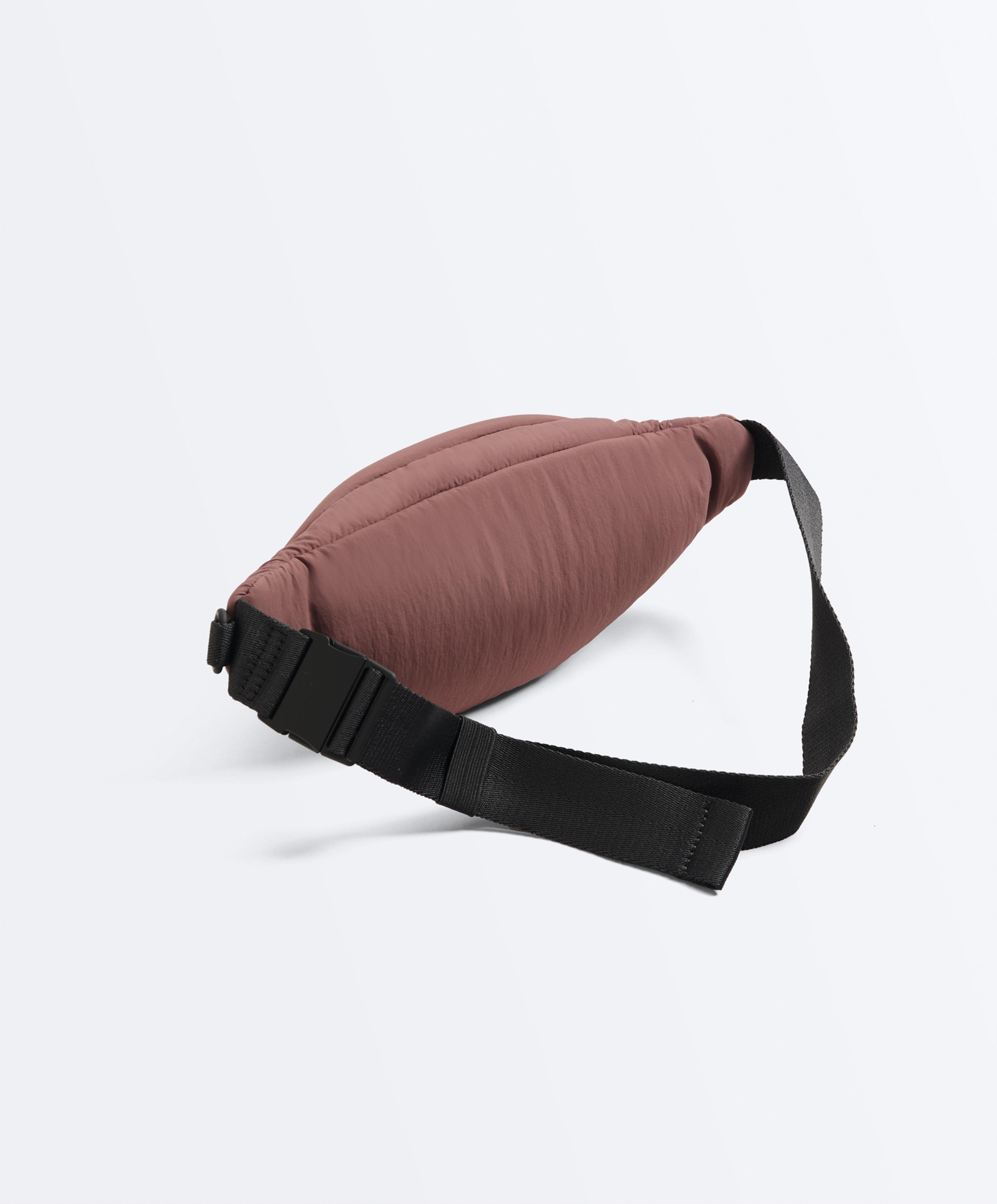 Water-repellent nylon belt bag — MAUVE