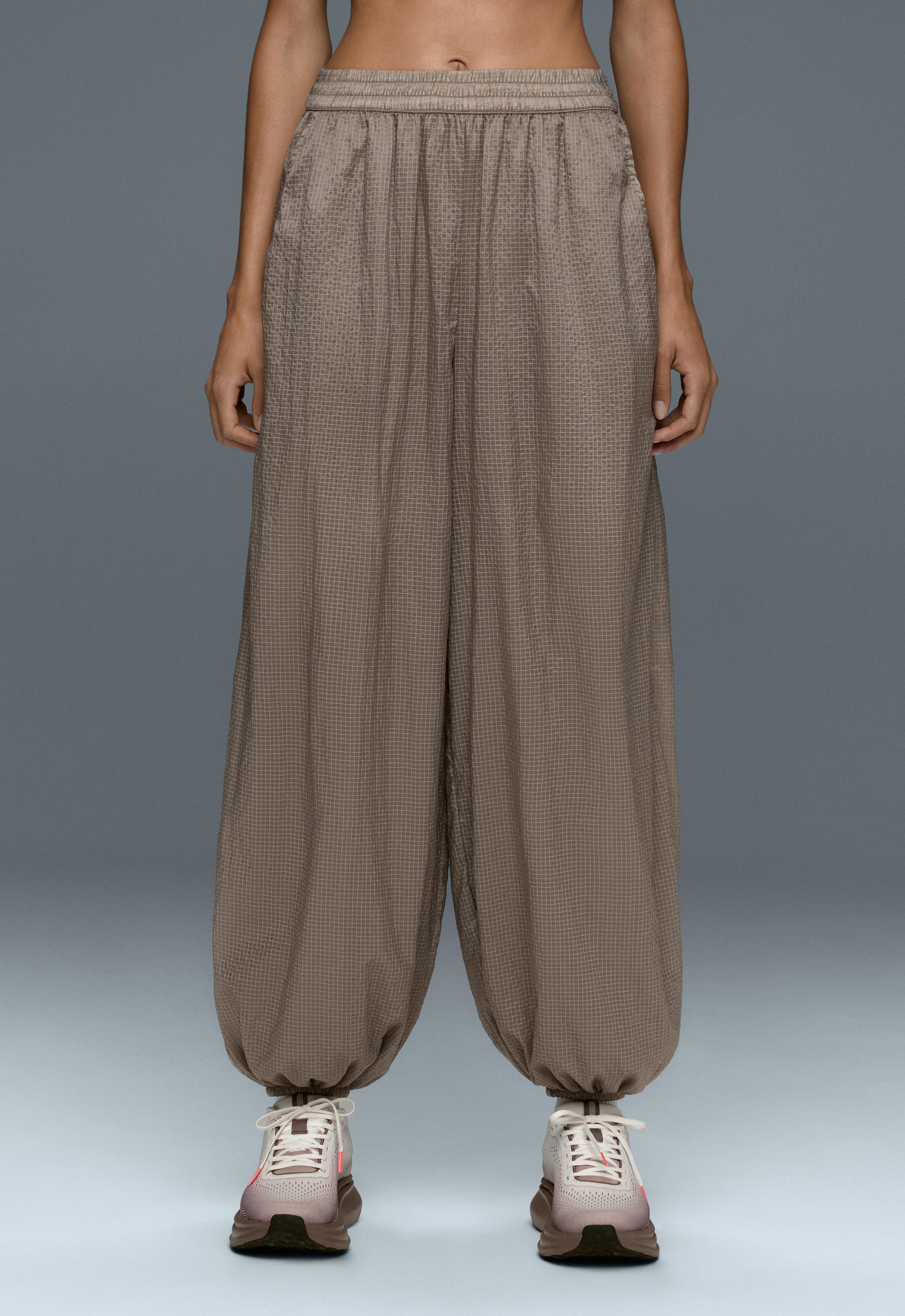 Pantaloni tecnici bloomer a quadri