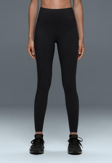 High-waisted Extra Compressive core control ankle-length leggings — BLACK 3