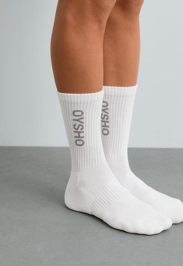 3 pairs of cotton blend Classic socks — WHITE 2