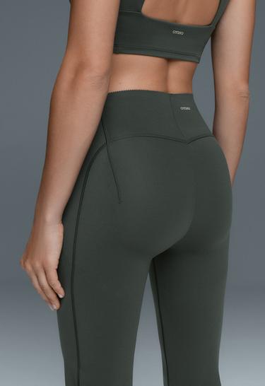 High-rise Compressive Raise Up flare trousers — OCEAN 4