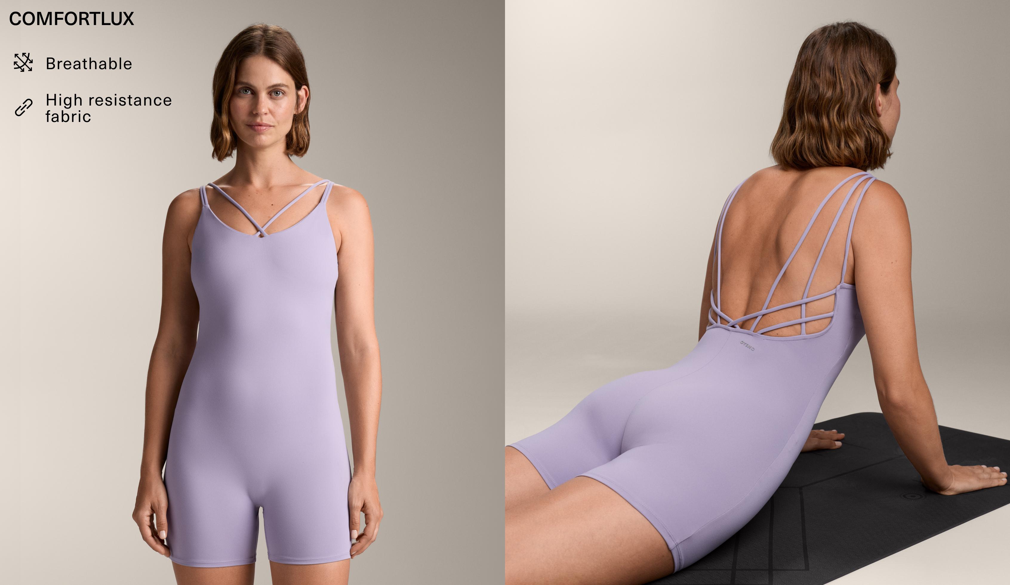 Comfortlux double strap short jumpsuit Comfortlux double strap short jumpsuit