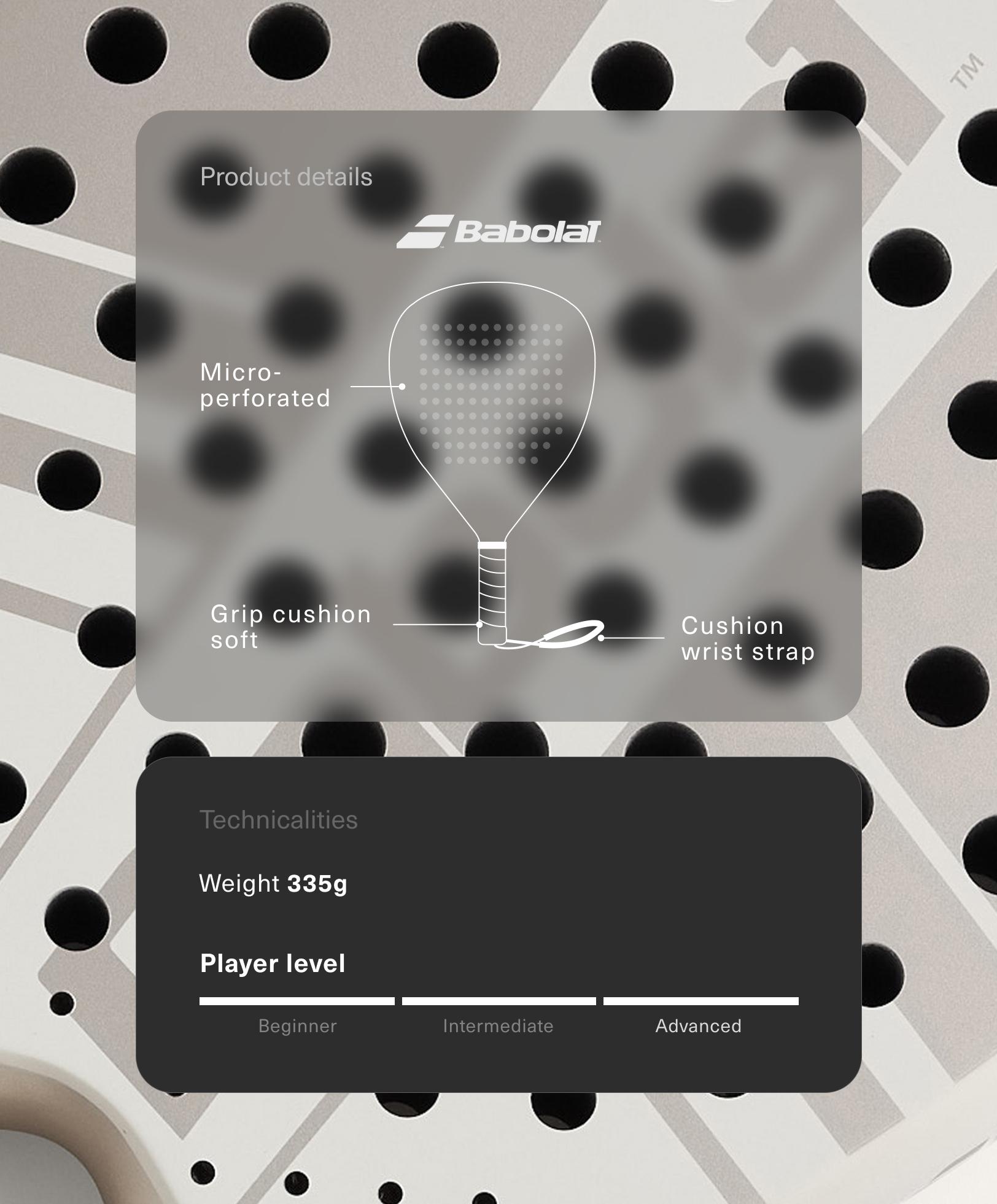 Raquette de padel Babolat Dyna Spirit Raquette de padel Babolat Dyna Spirit