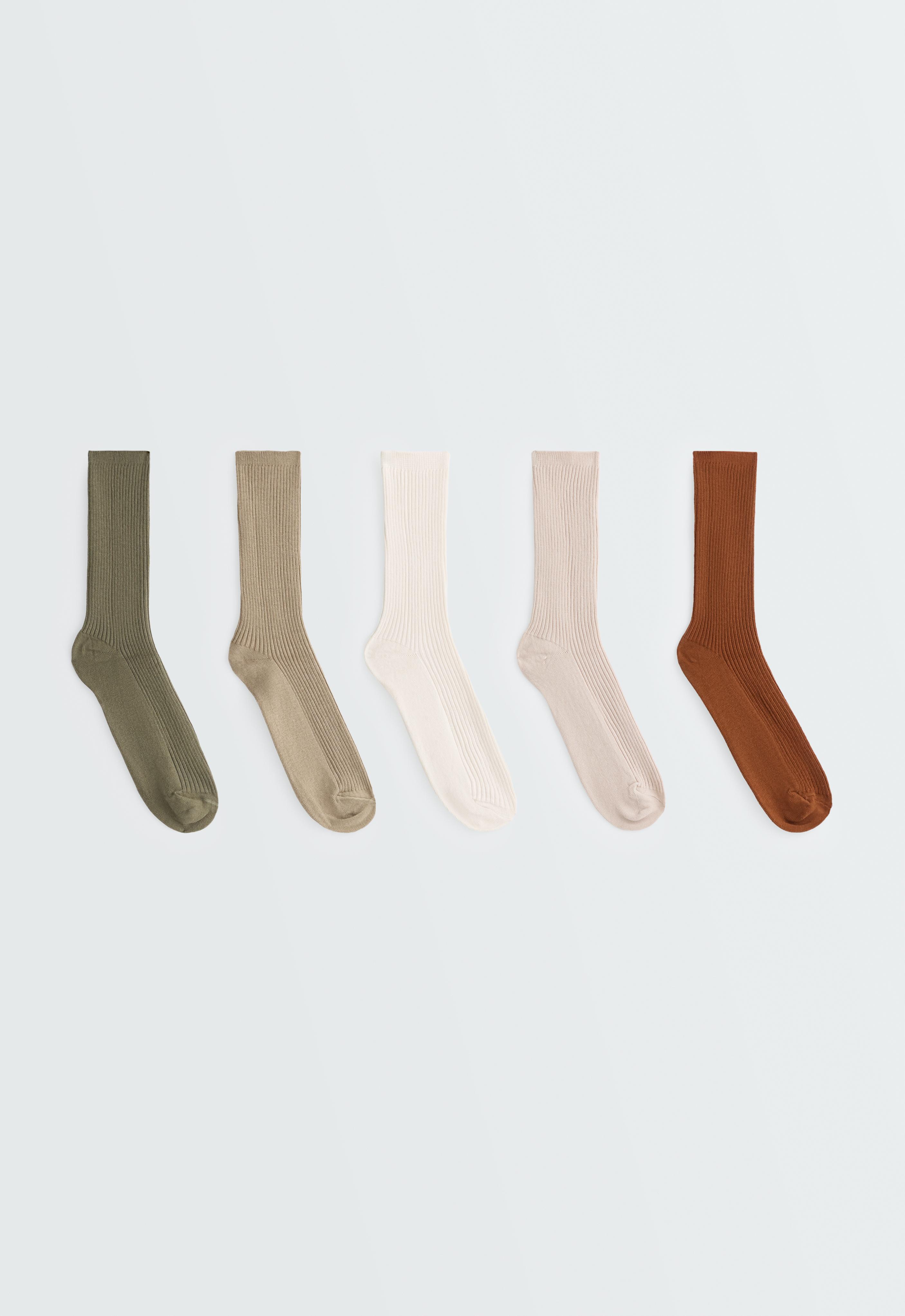 5 pairs of cotton blend classic socks