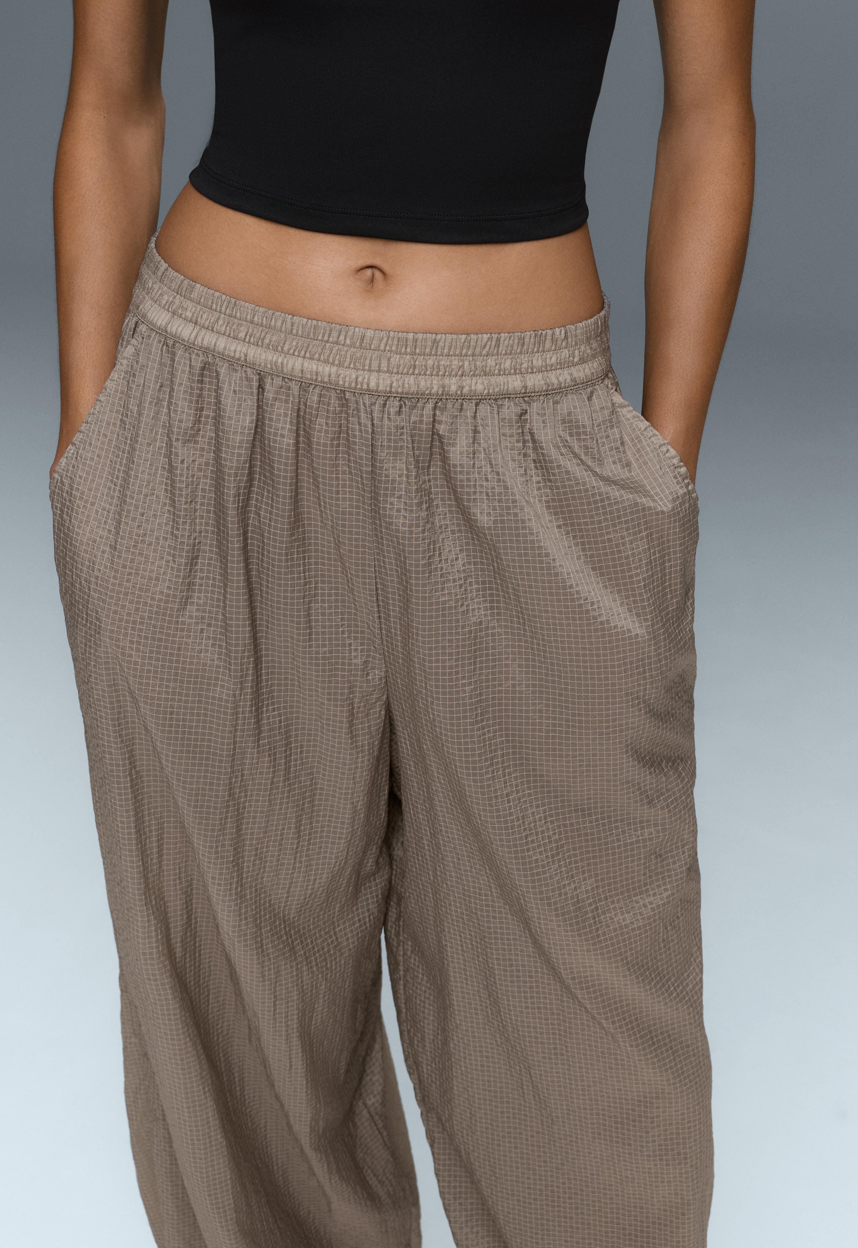 Pantaloni tecnici bloomer a quadri