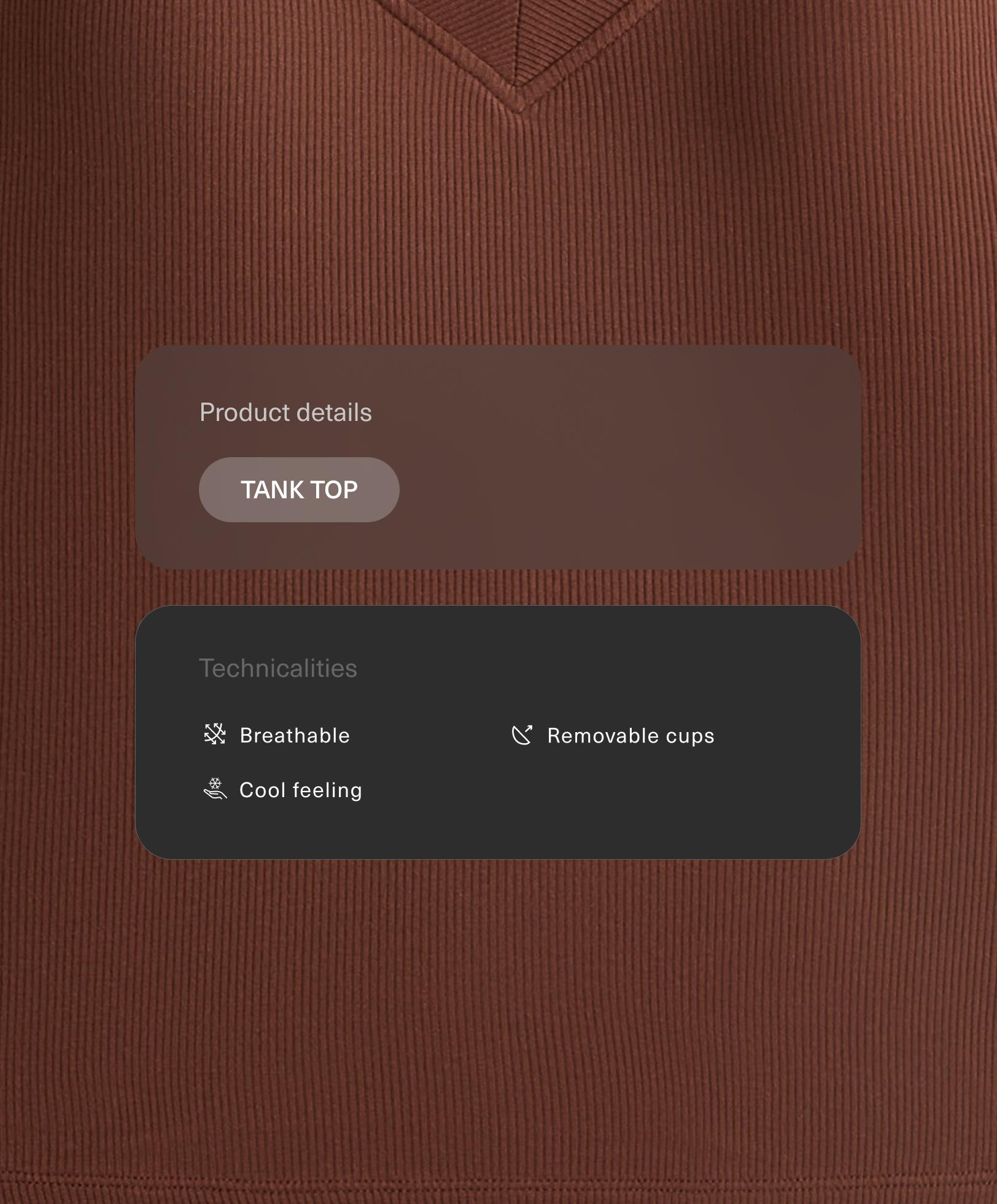 Tank top rib mezcla modal Tank top rib mezcla modal