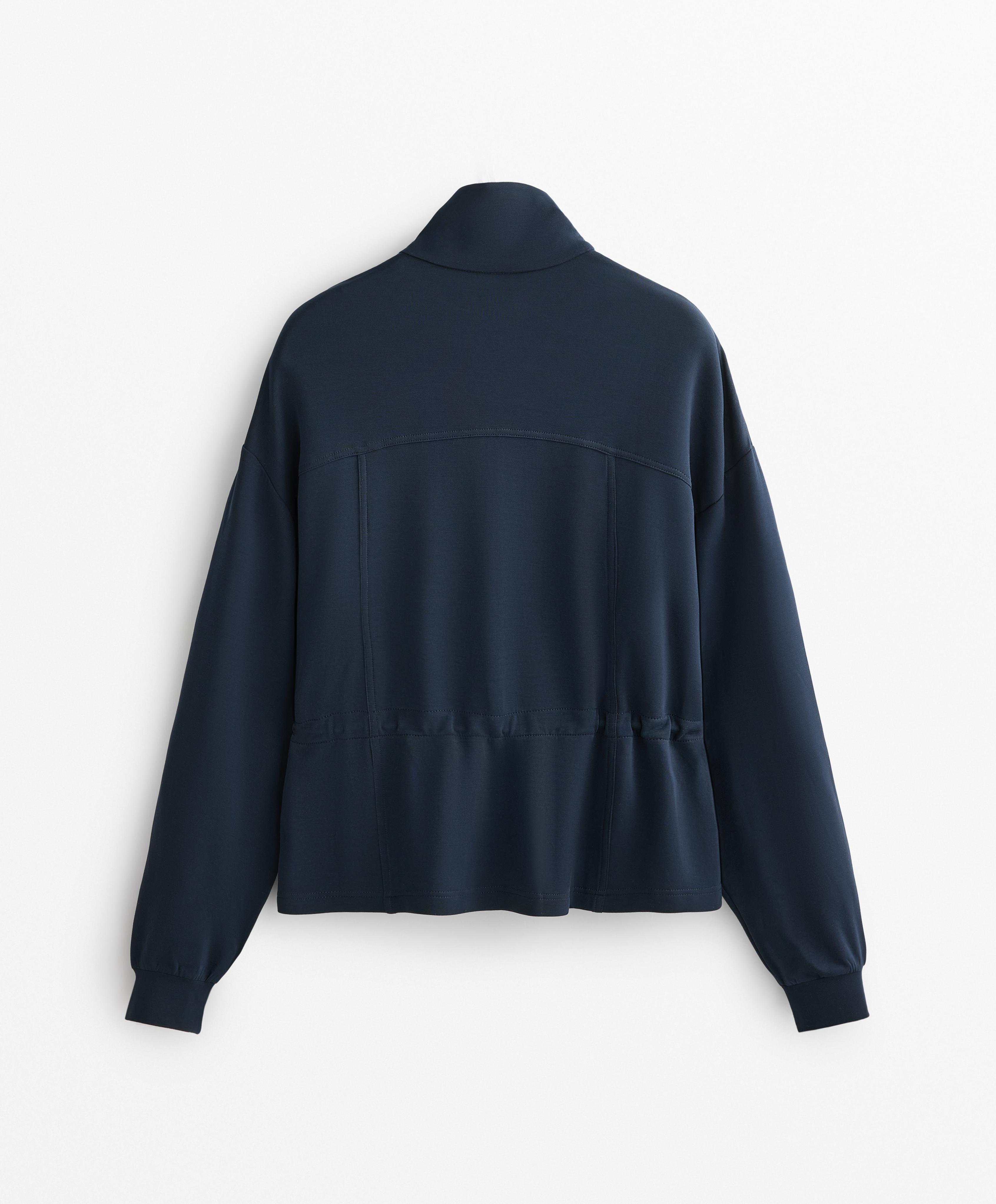 Jacket with soft-touch modal