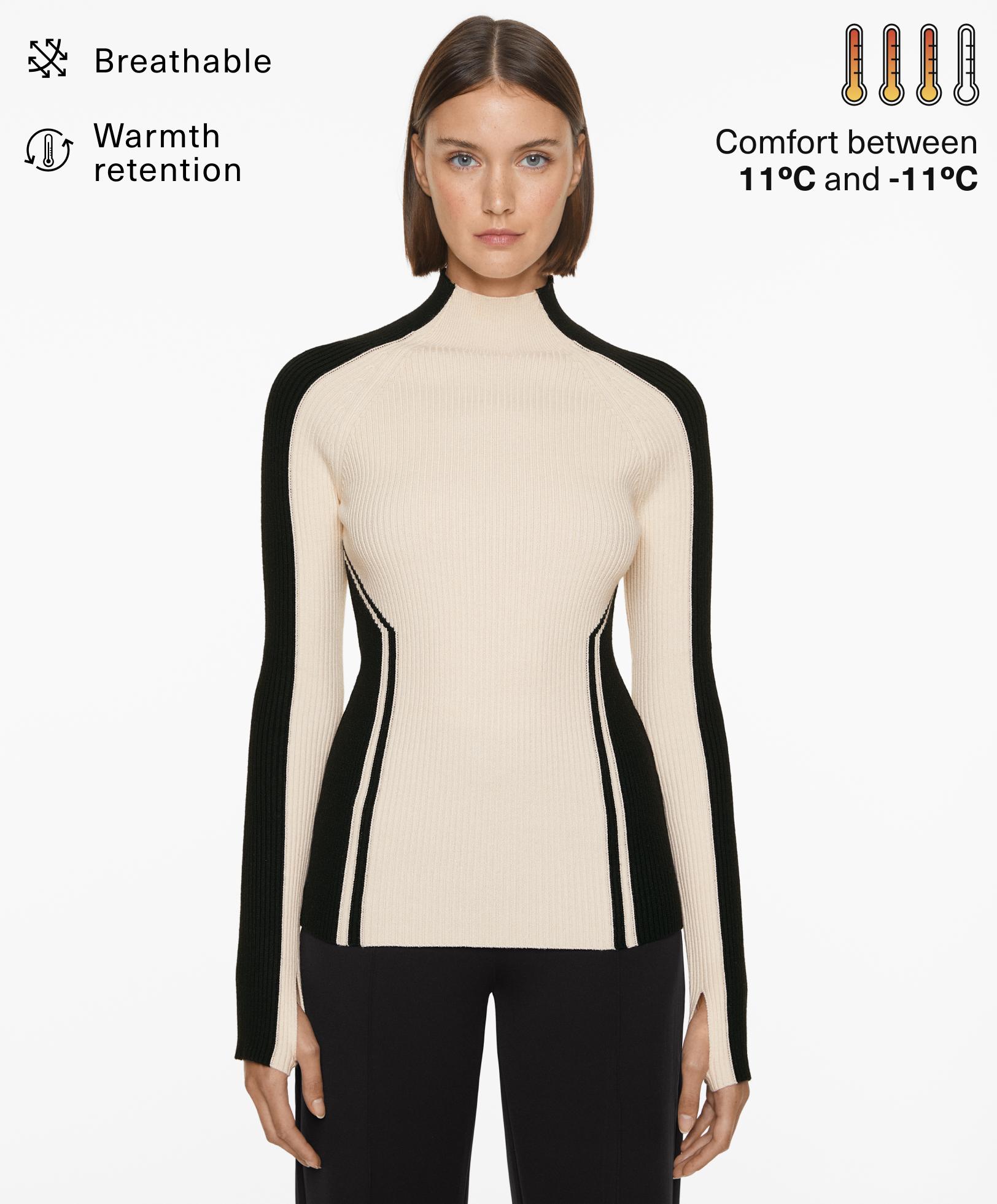 Structured knit base layers top - Sale