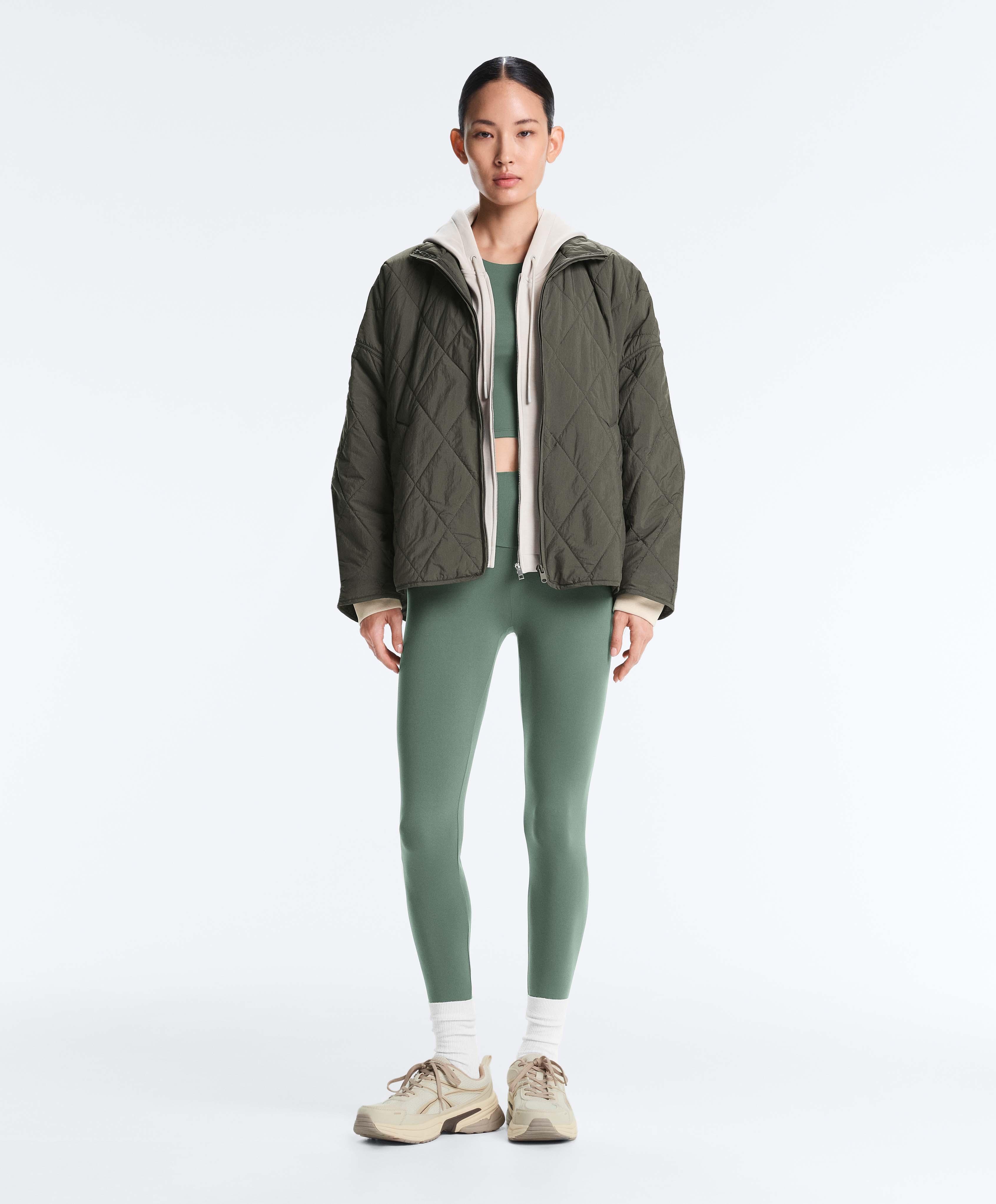 Comfortlux strappy tank top with cups — DARK GREEN