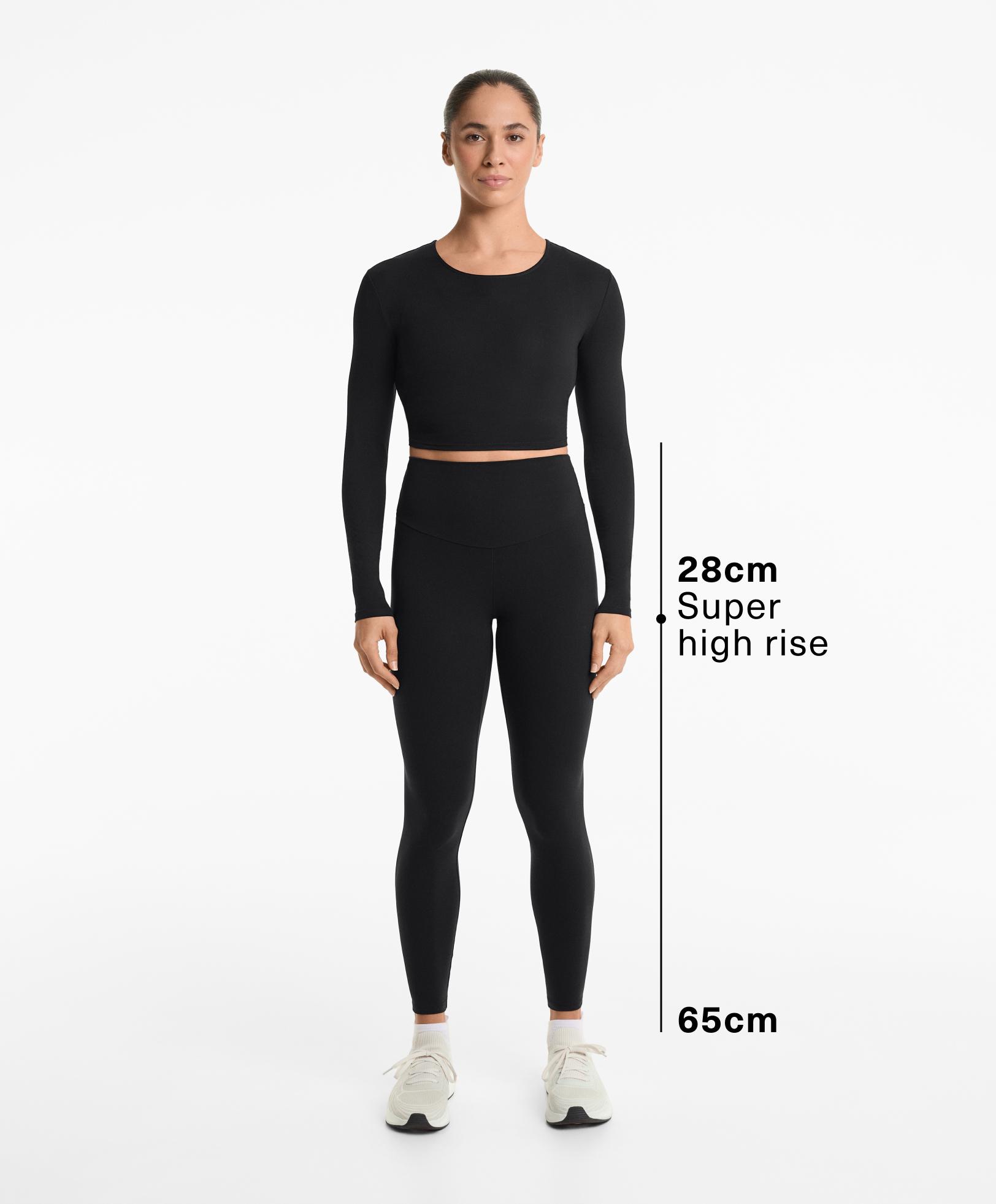 Total look super-high rise comfortlux svart