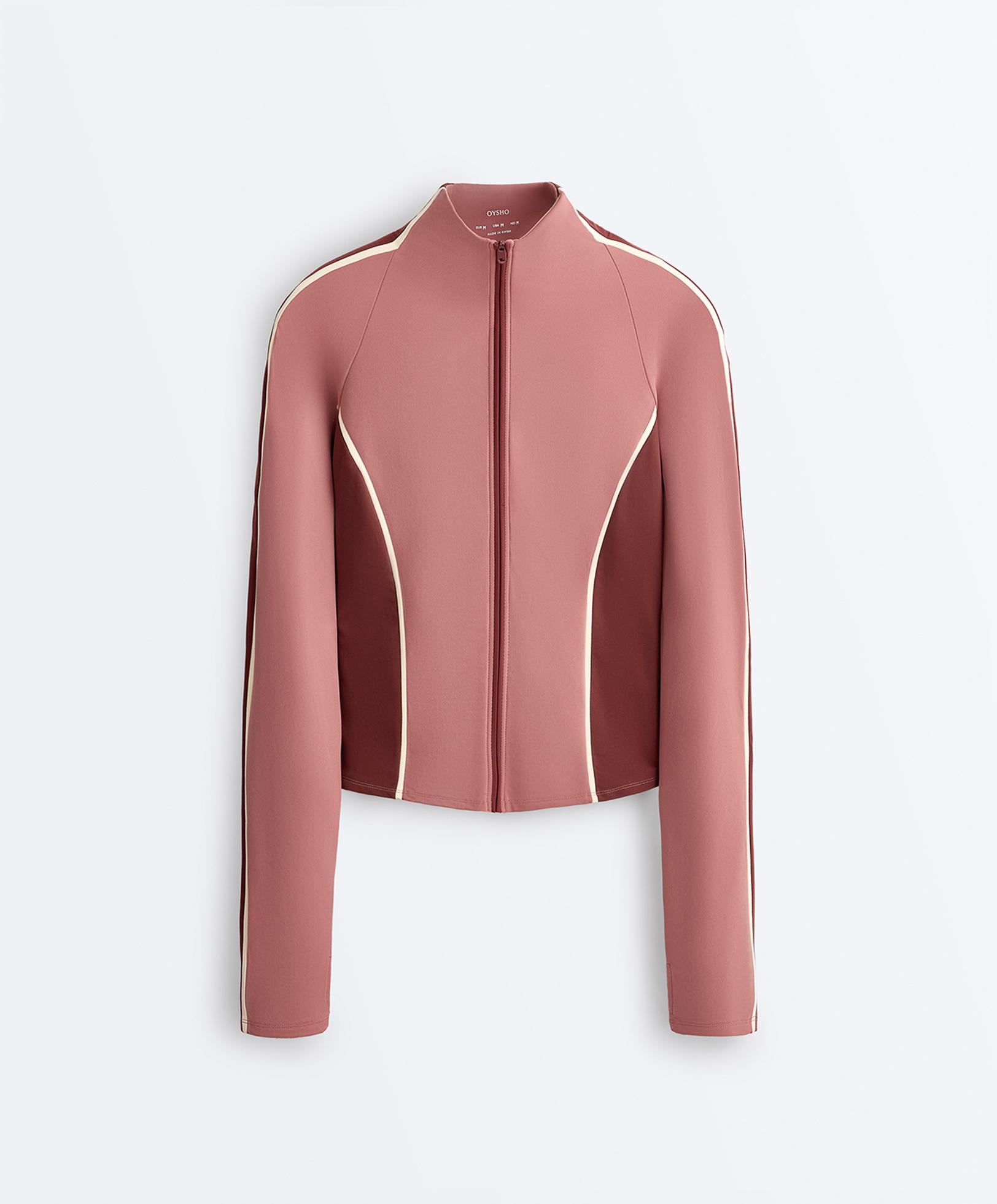 Light warm technical jacket — PALE PINK