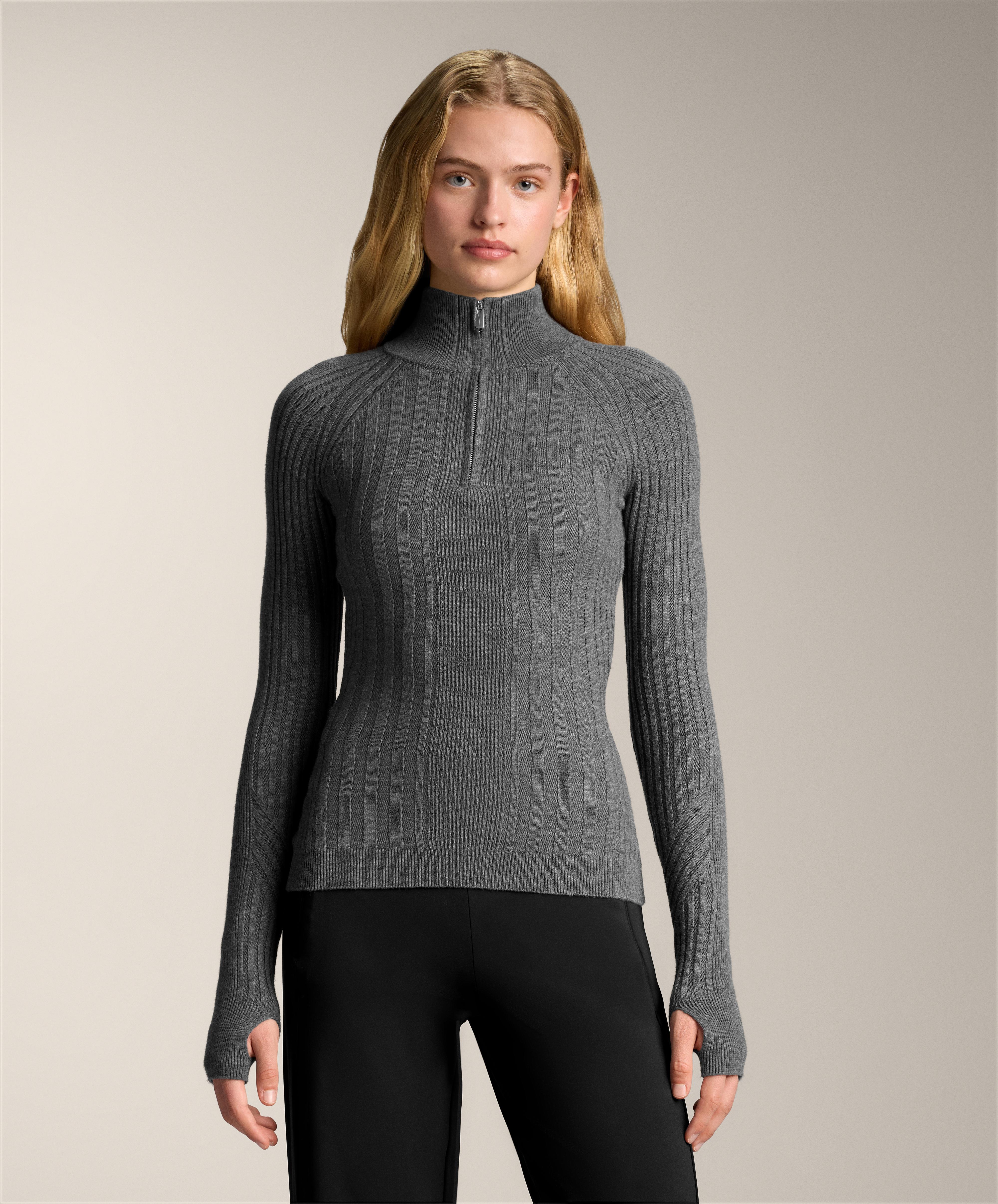 Ergonomisches Thermo-Base-Layer-Rippstrickshirt Ergonomisches Thermo-Base-Layer-Rippstrickshirt