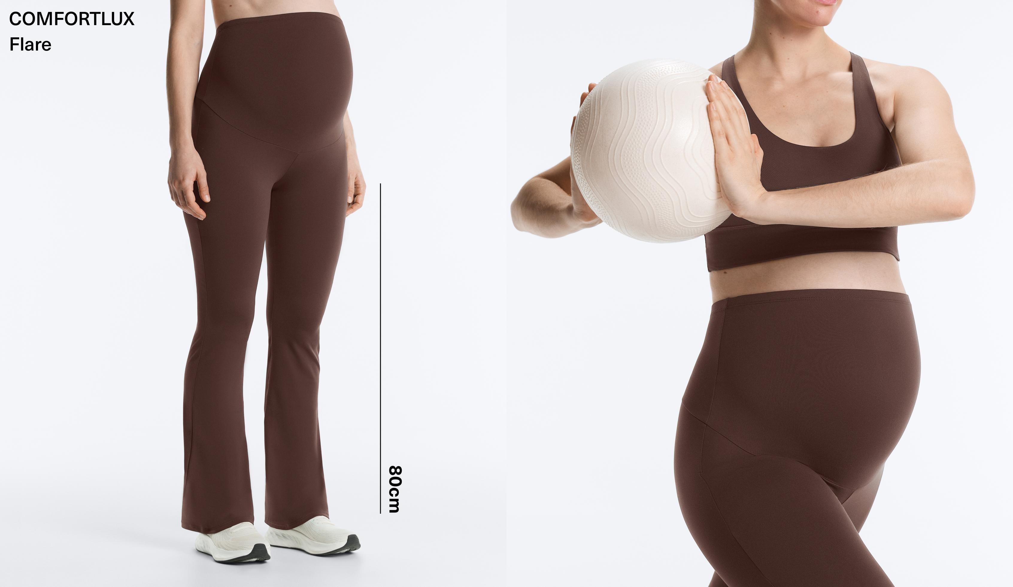 Maternity comfortlux 80cm flare trousers