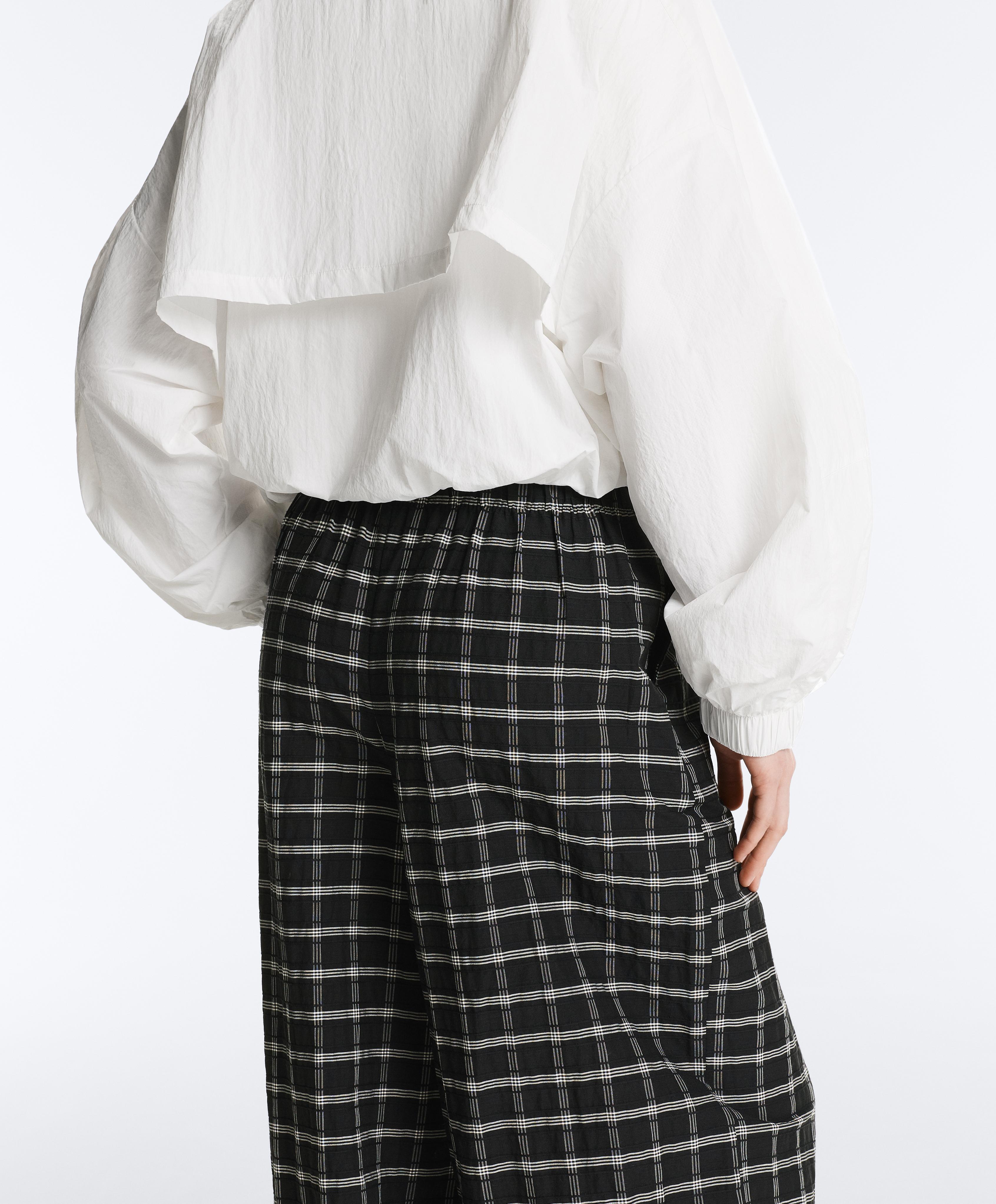 Штани-блумери в клітинку з бавовною