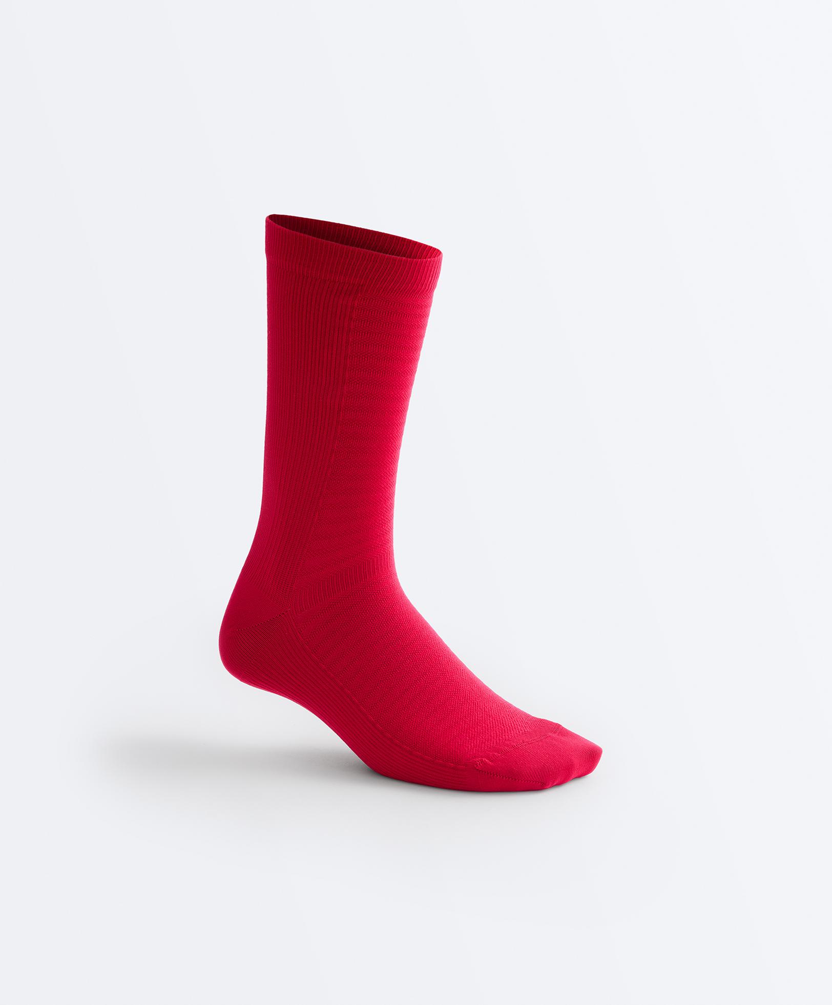 2 pairs of classic polyamide blend sports socks — STRONG RED