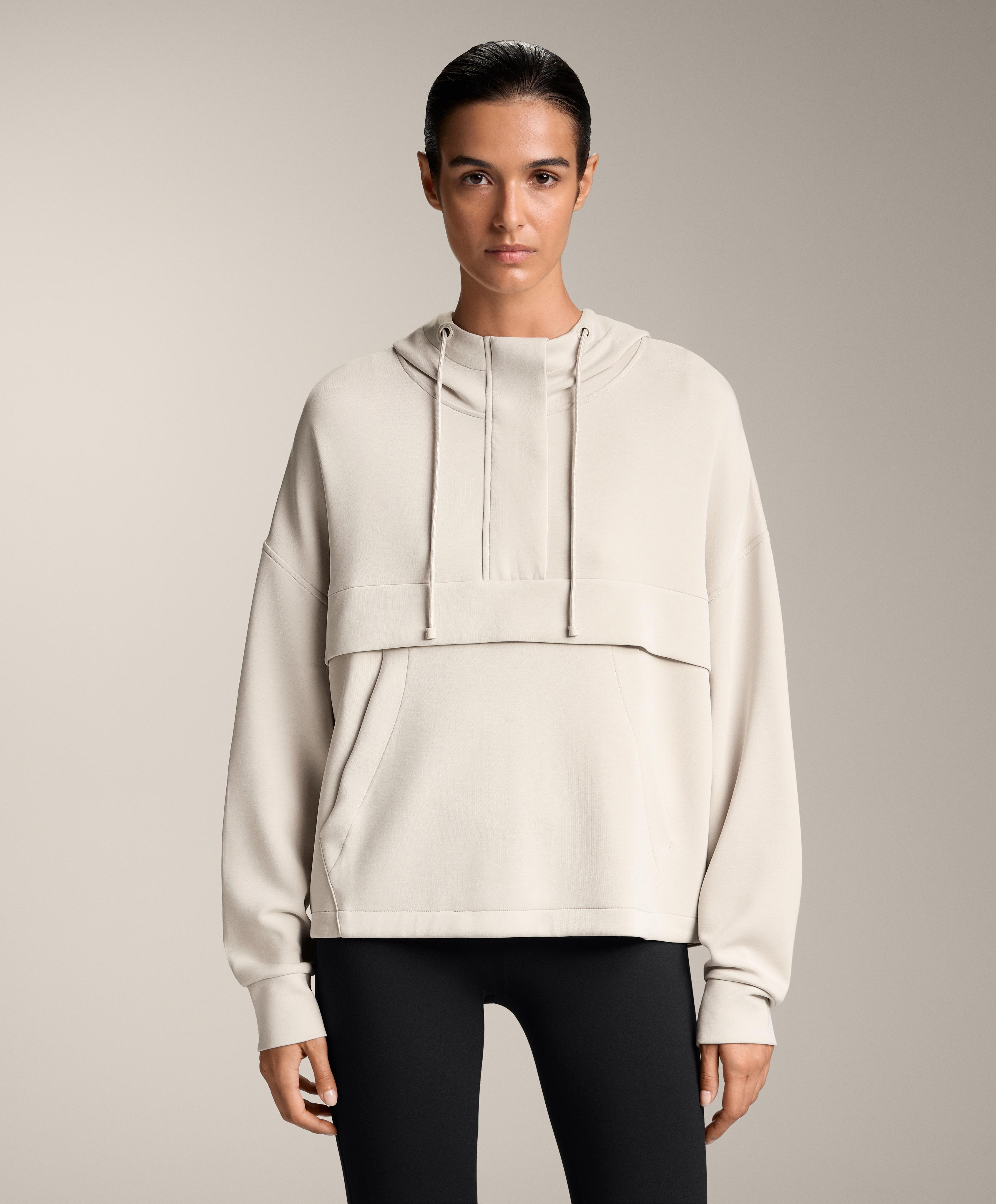 Soft touch modal zip sweatshirt