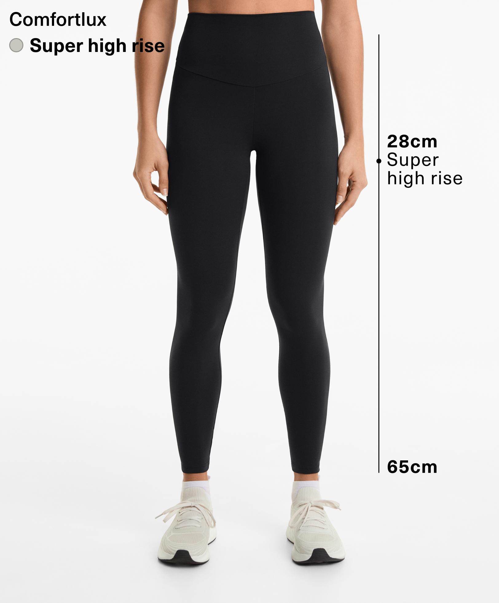 Ankellånga leggings super high rise comfortlux 65 cm