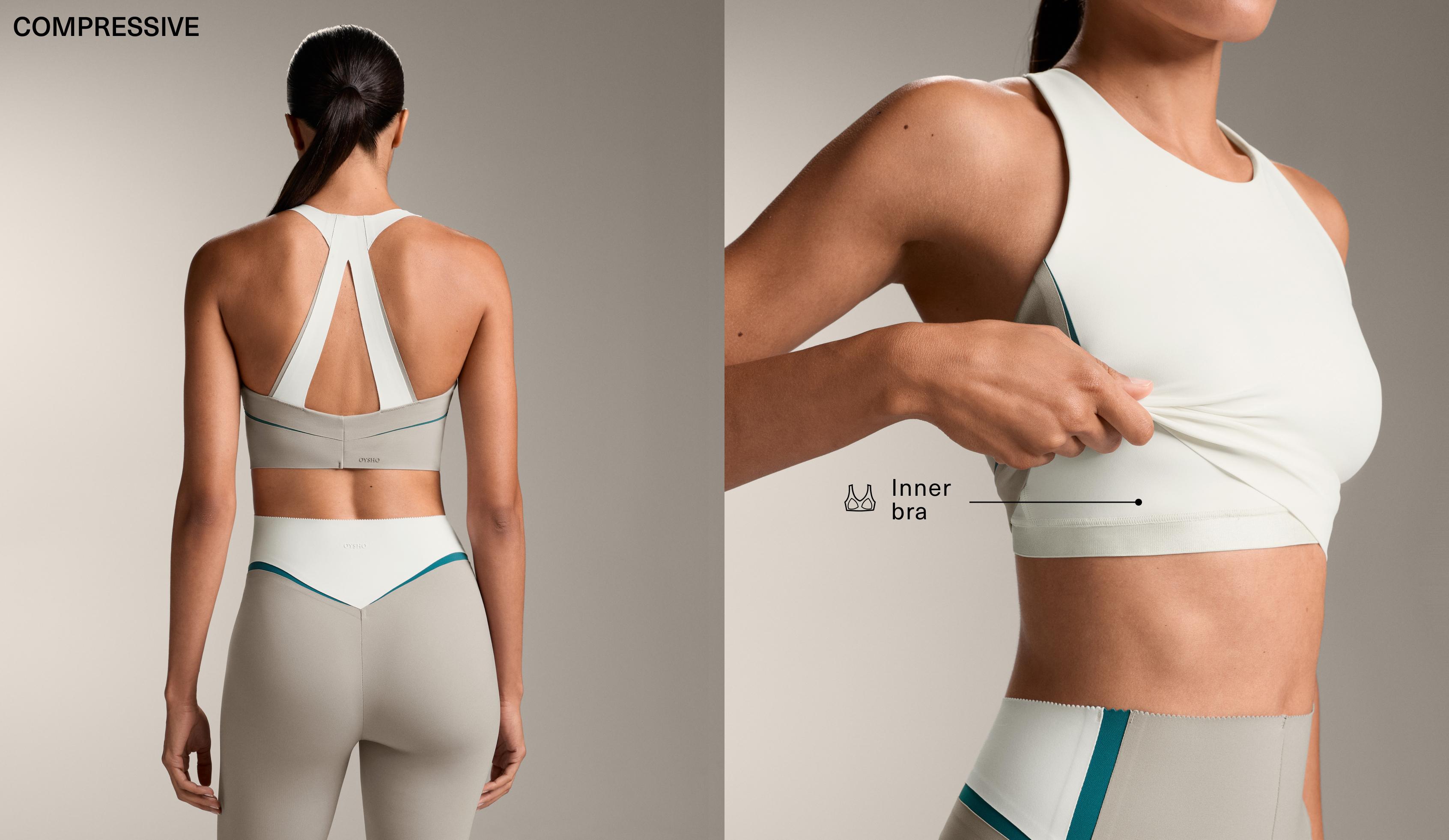 Compressive lines tank top